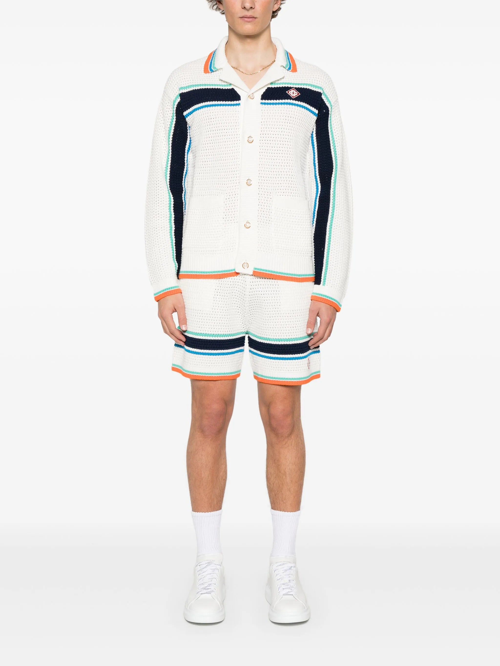 crochet tennis shacket