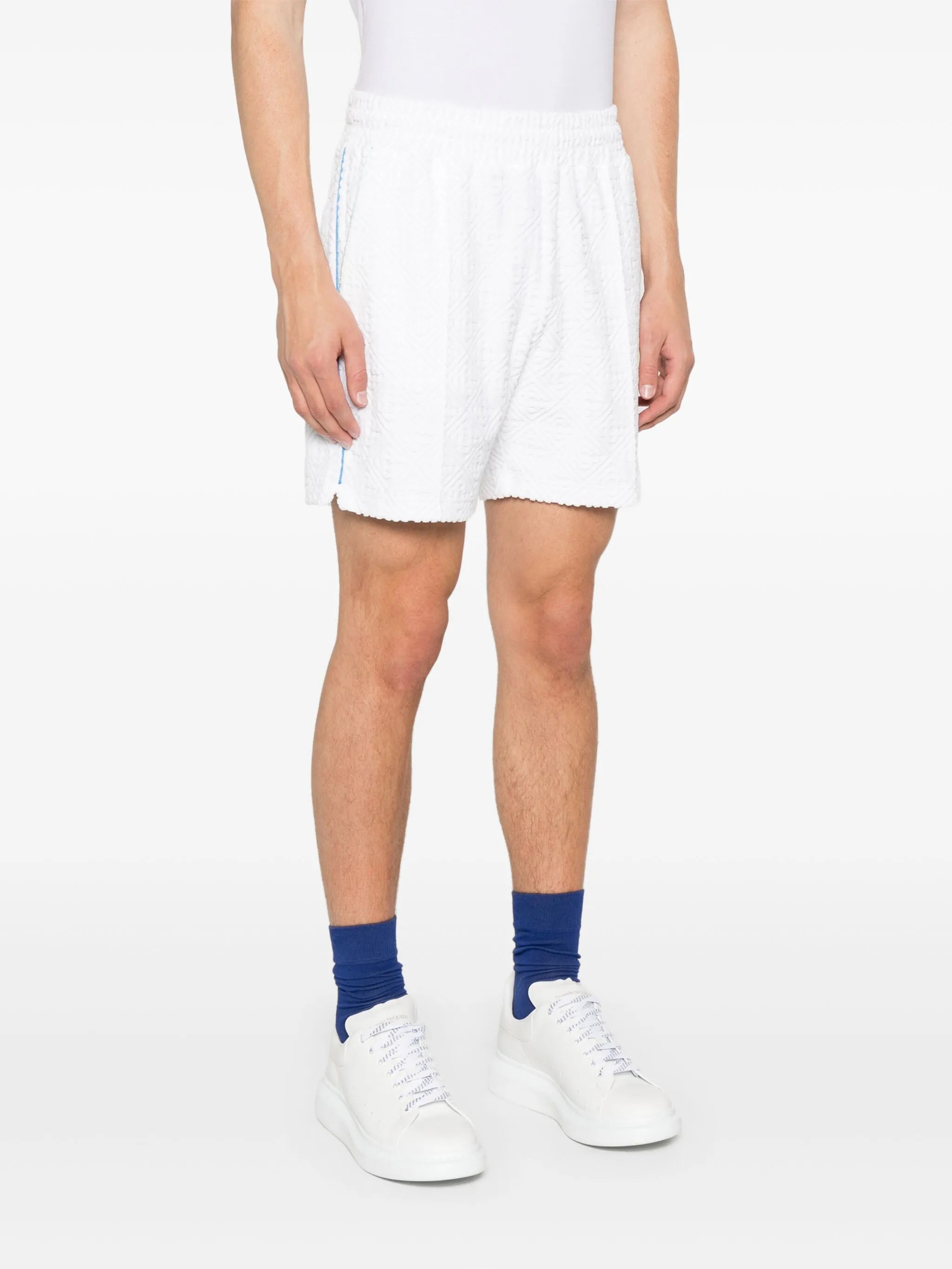 monogram towelling shorts