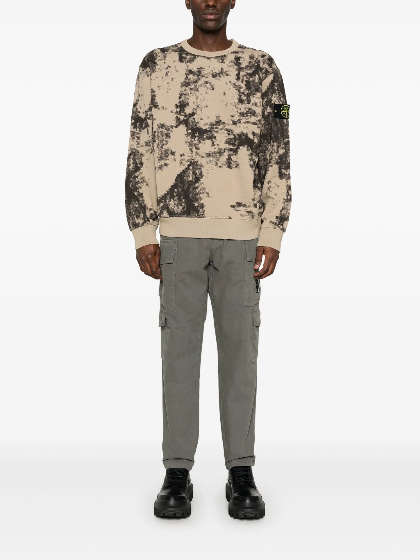 Compass-badge sweatshirt