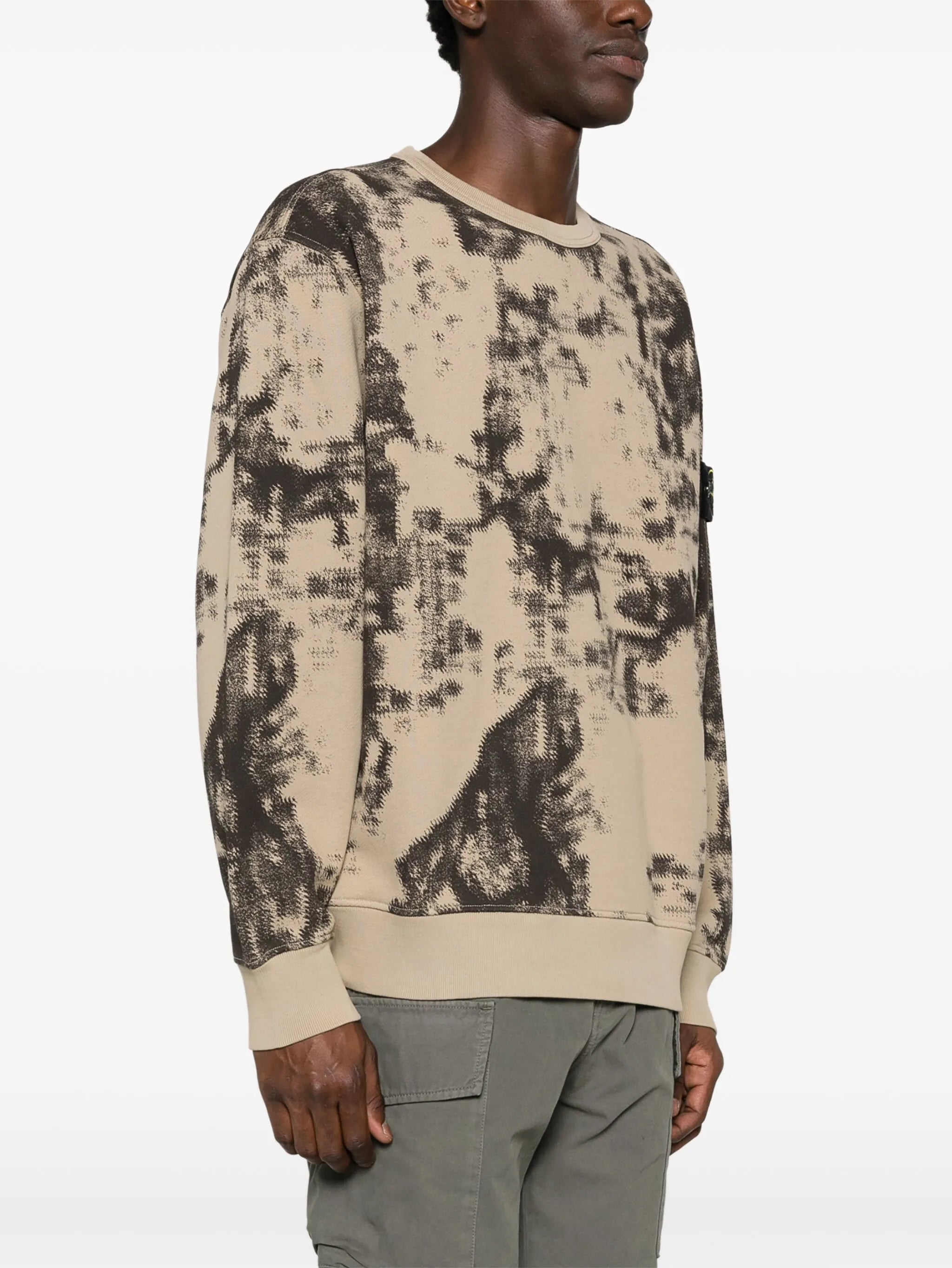Compass-badge sweatshirt