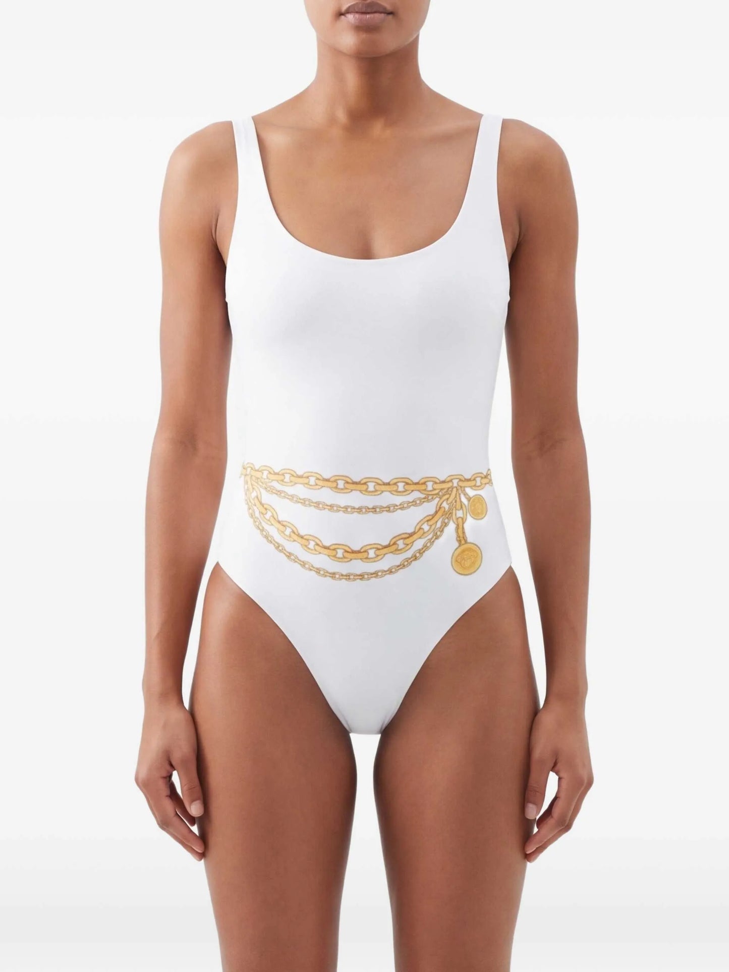 Treasure-print swimsuit