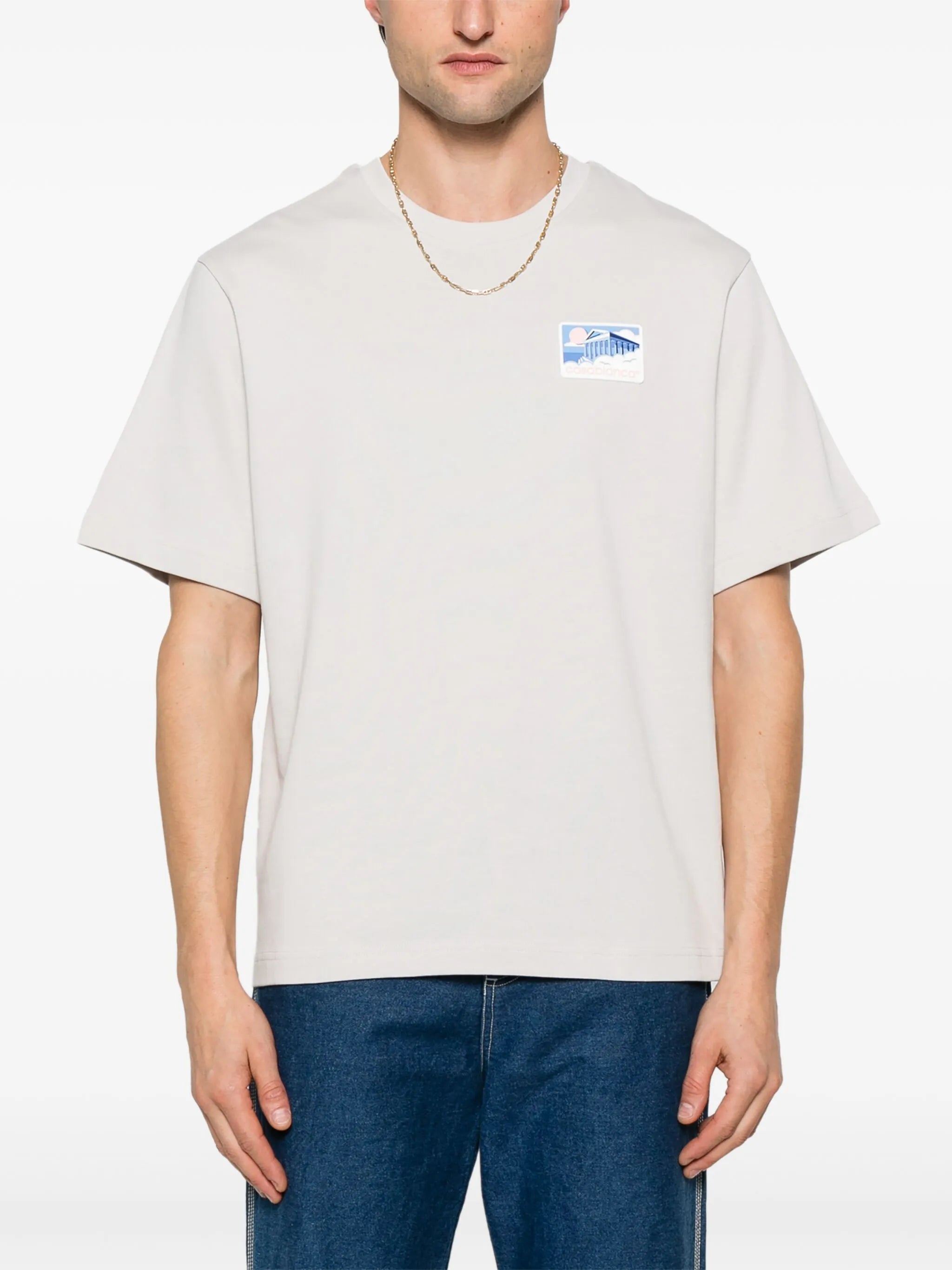 logo-patch T-shirt