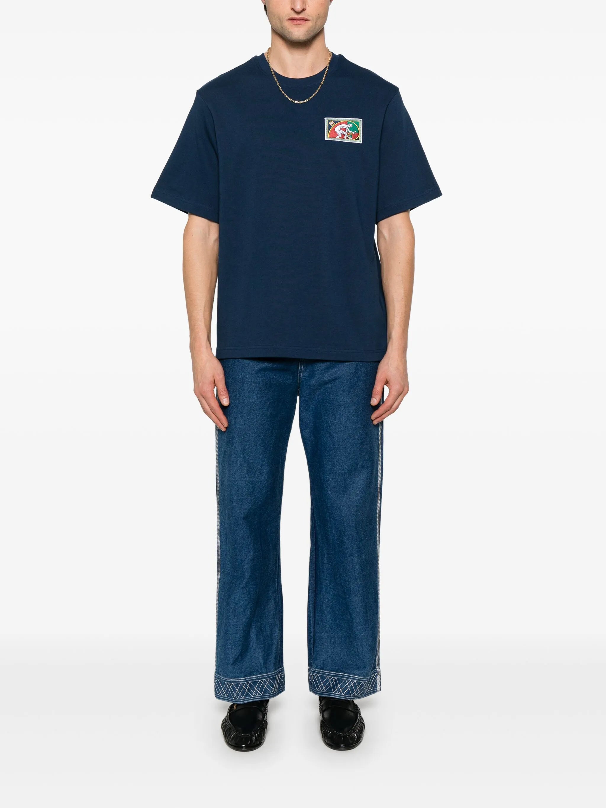 patch-detail T-shirt
