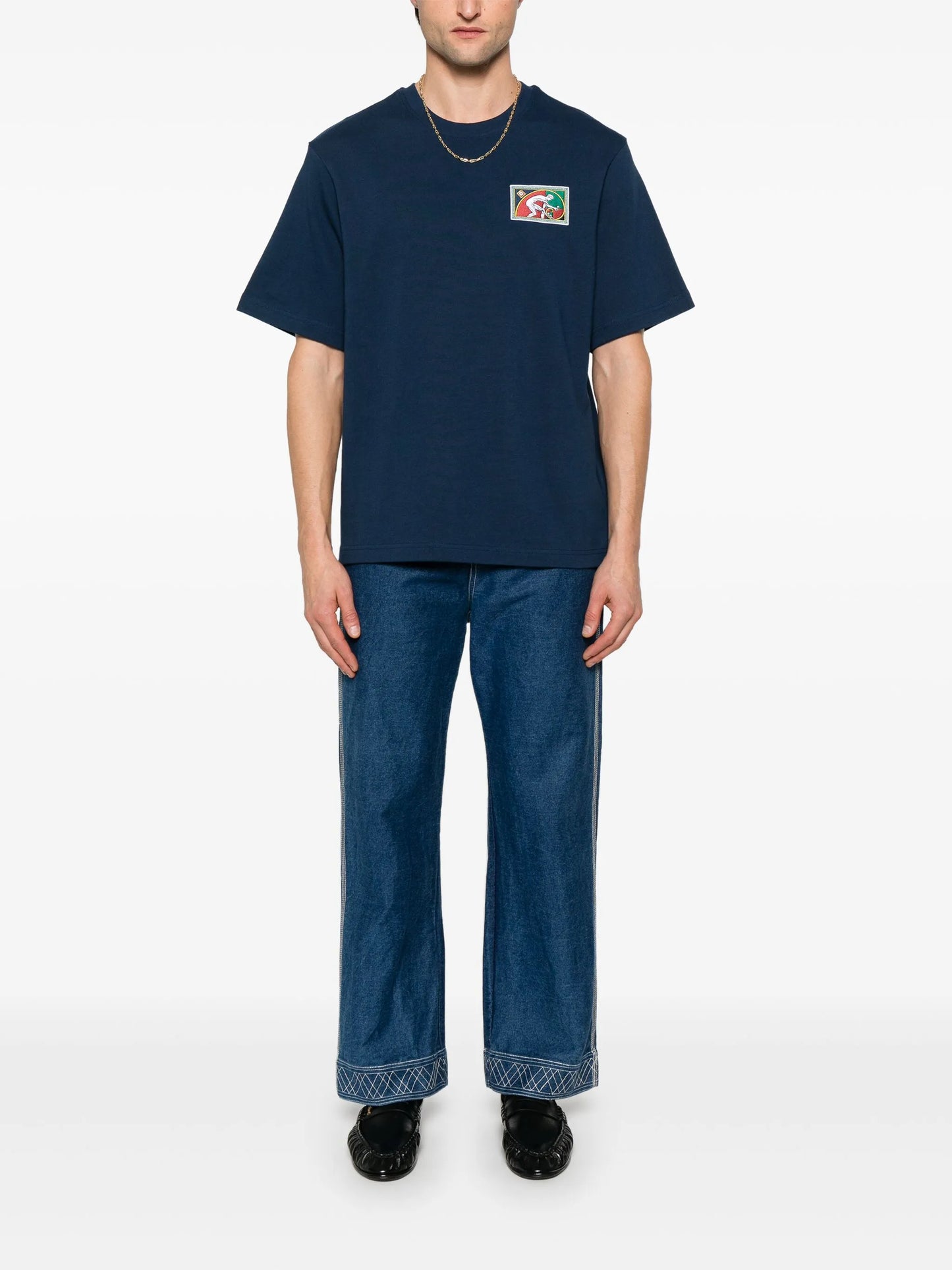 patch-detail T-shirt