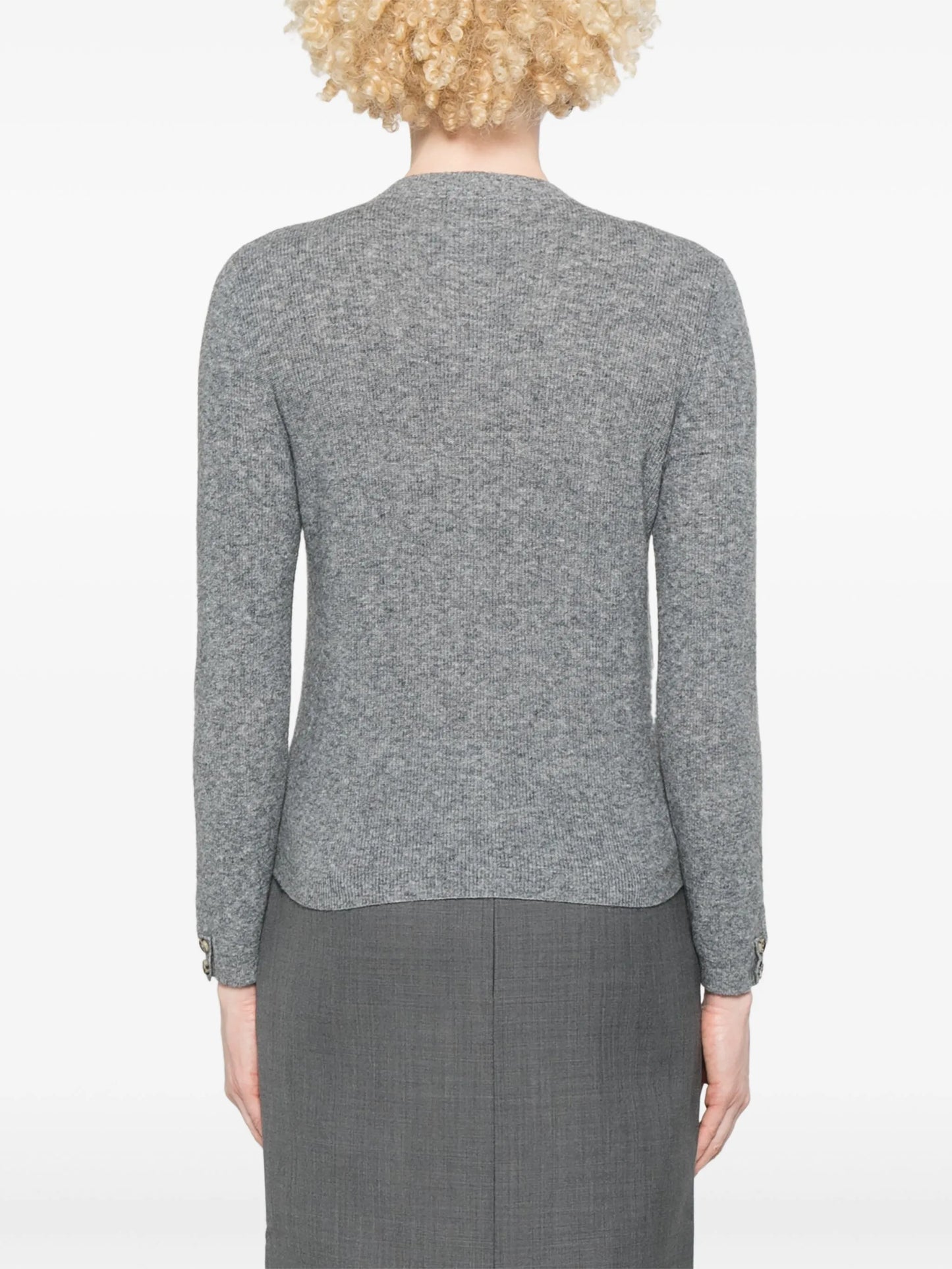 lace-trim cardigan