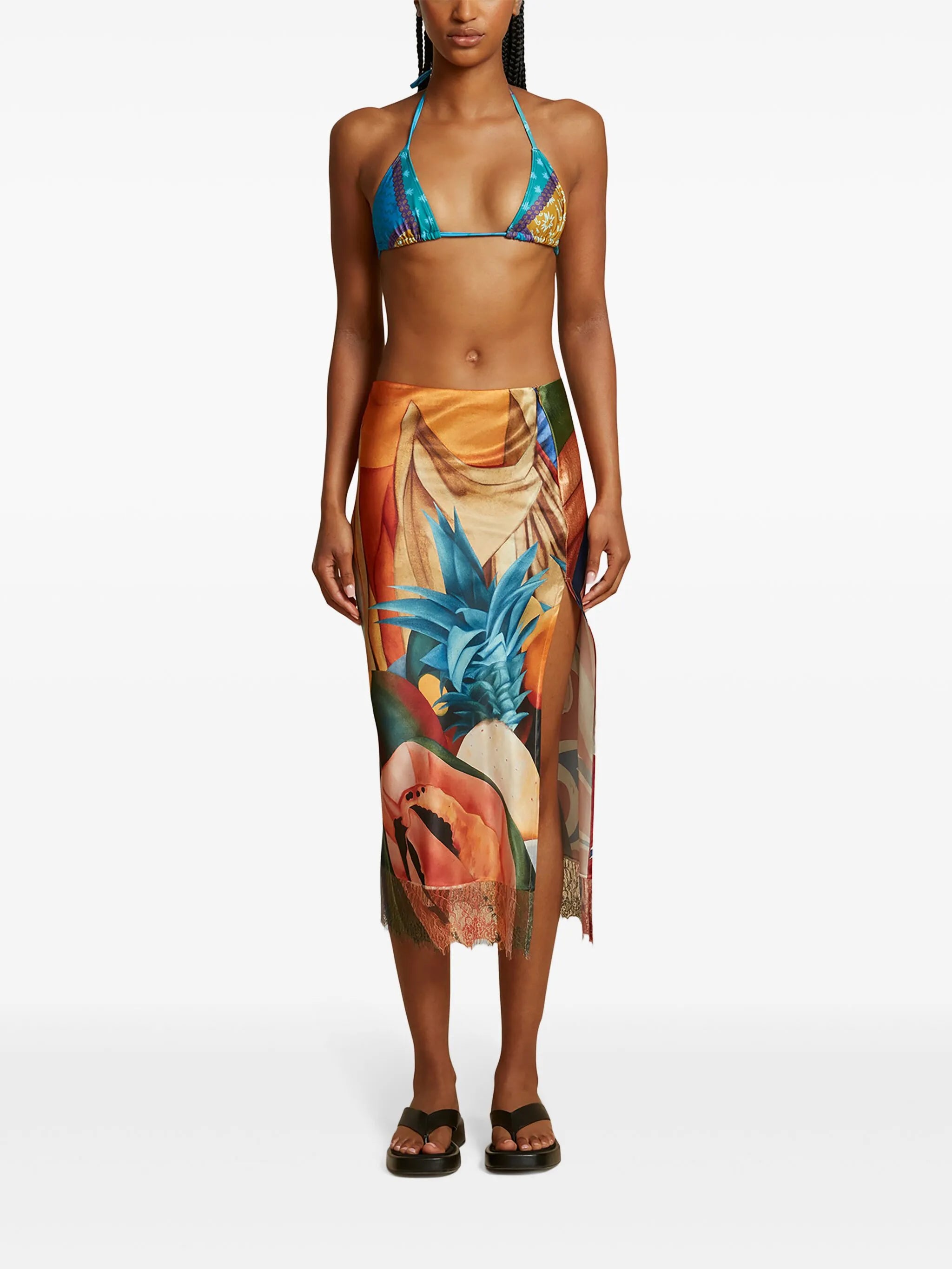 Salpicon midi skirt