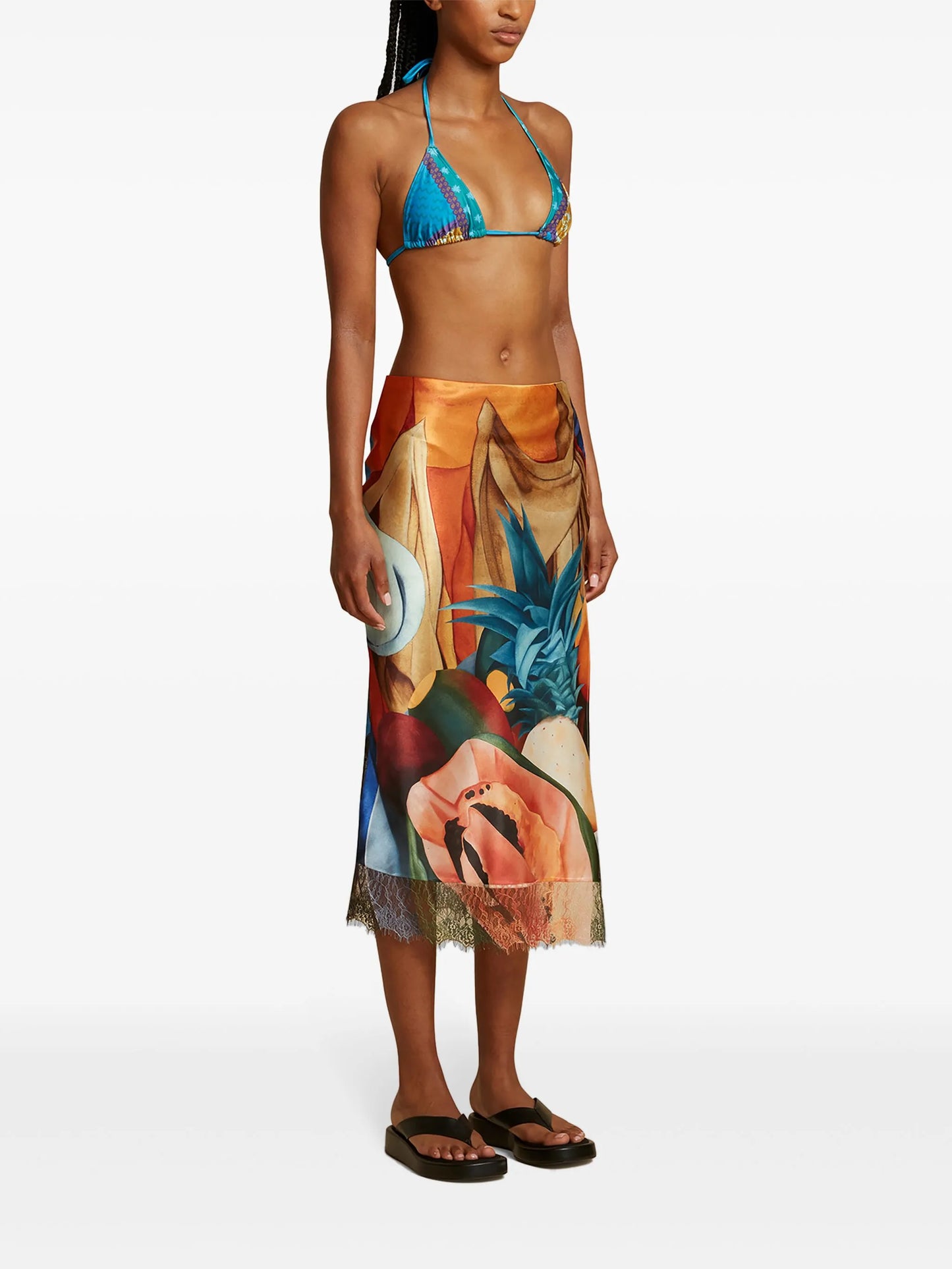 Salpicon midi skirt