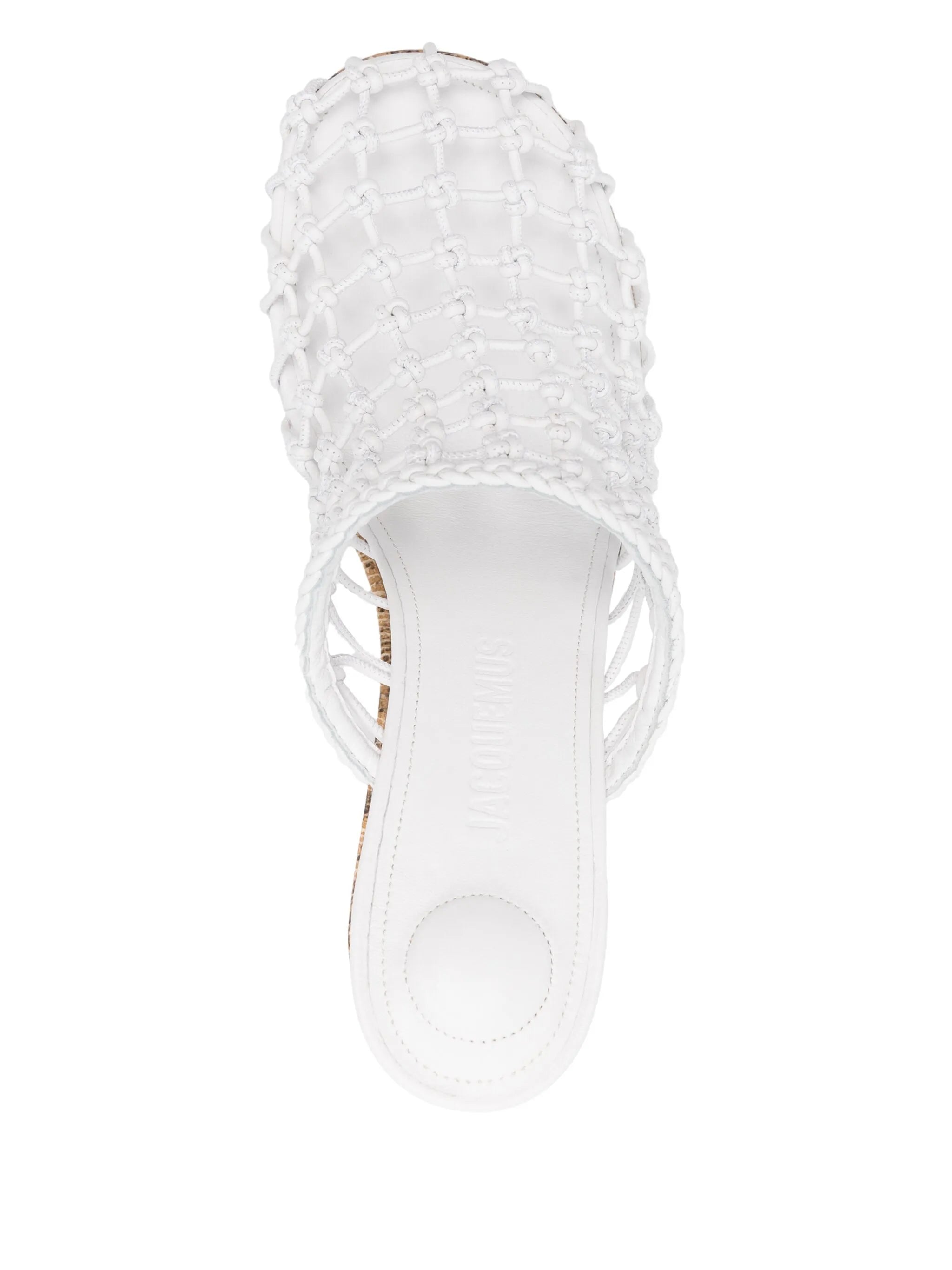 100mm Les Doubles Tresses mules