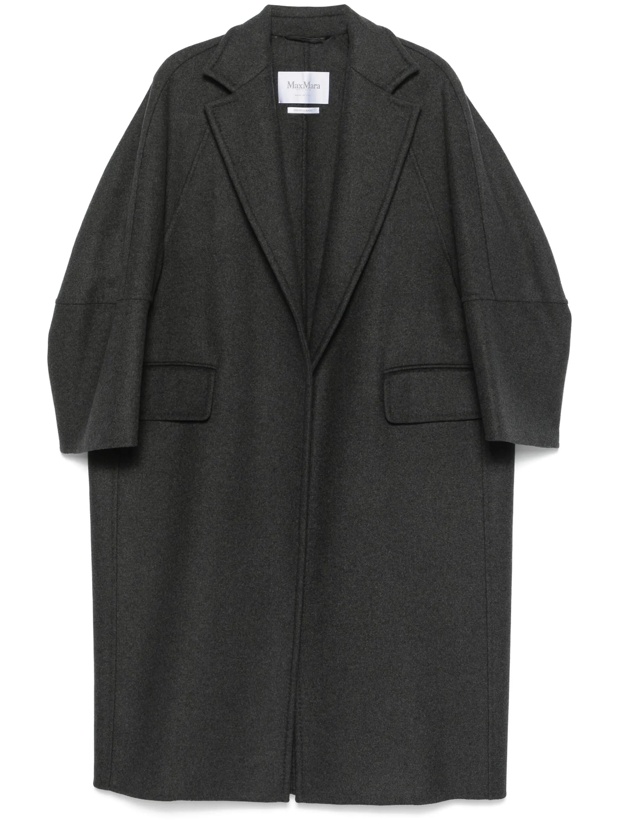 virgin wool-blend  coat