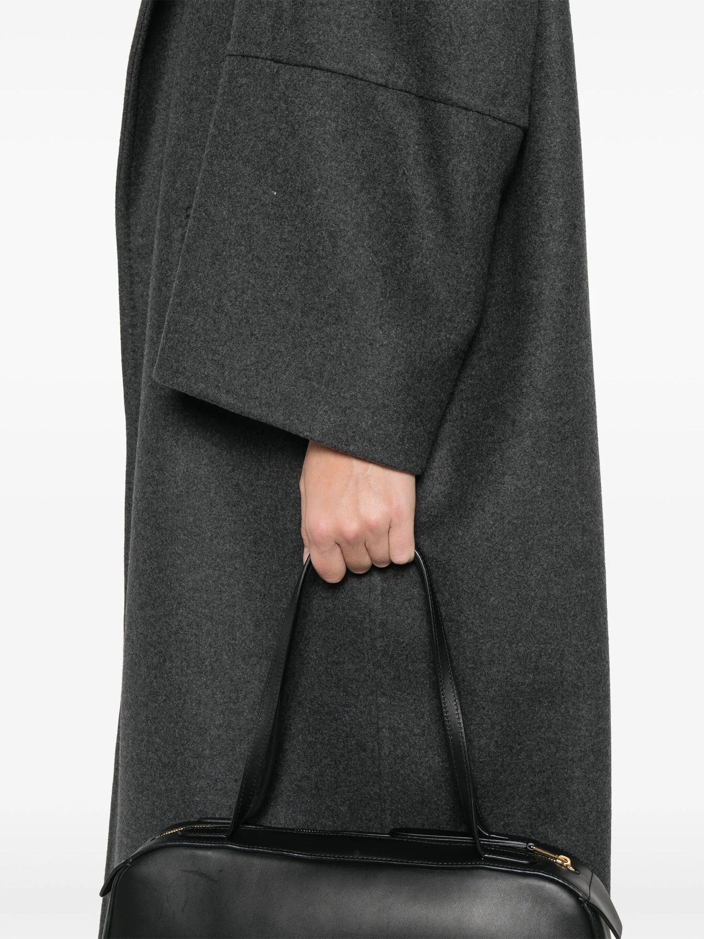 virgin wool-blend  coat