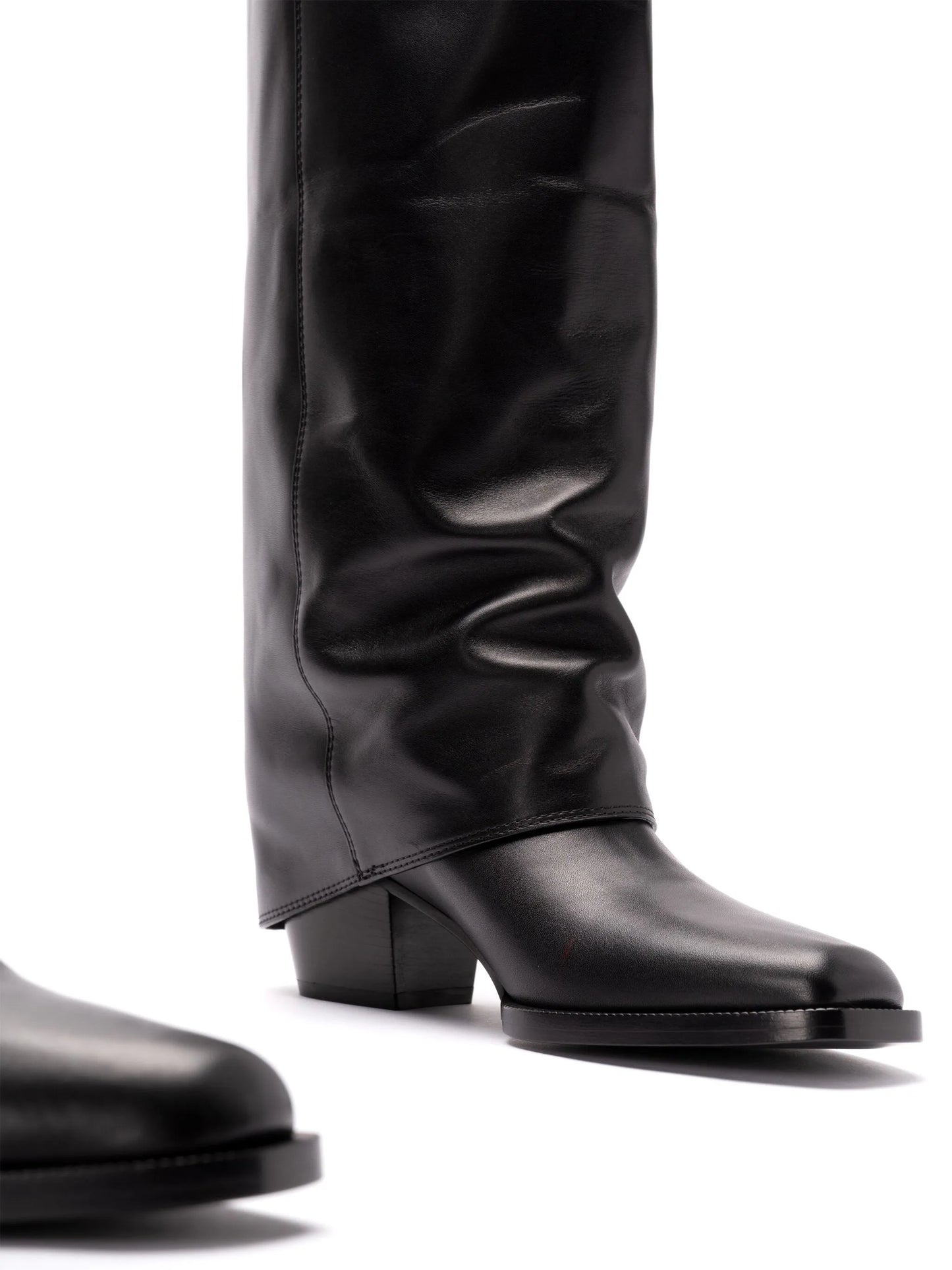 Show leather boots