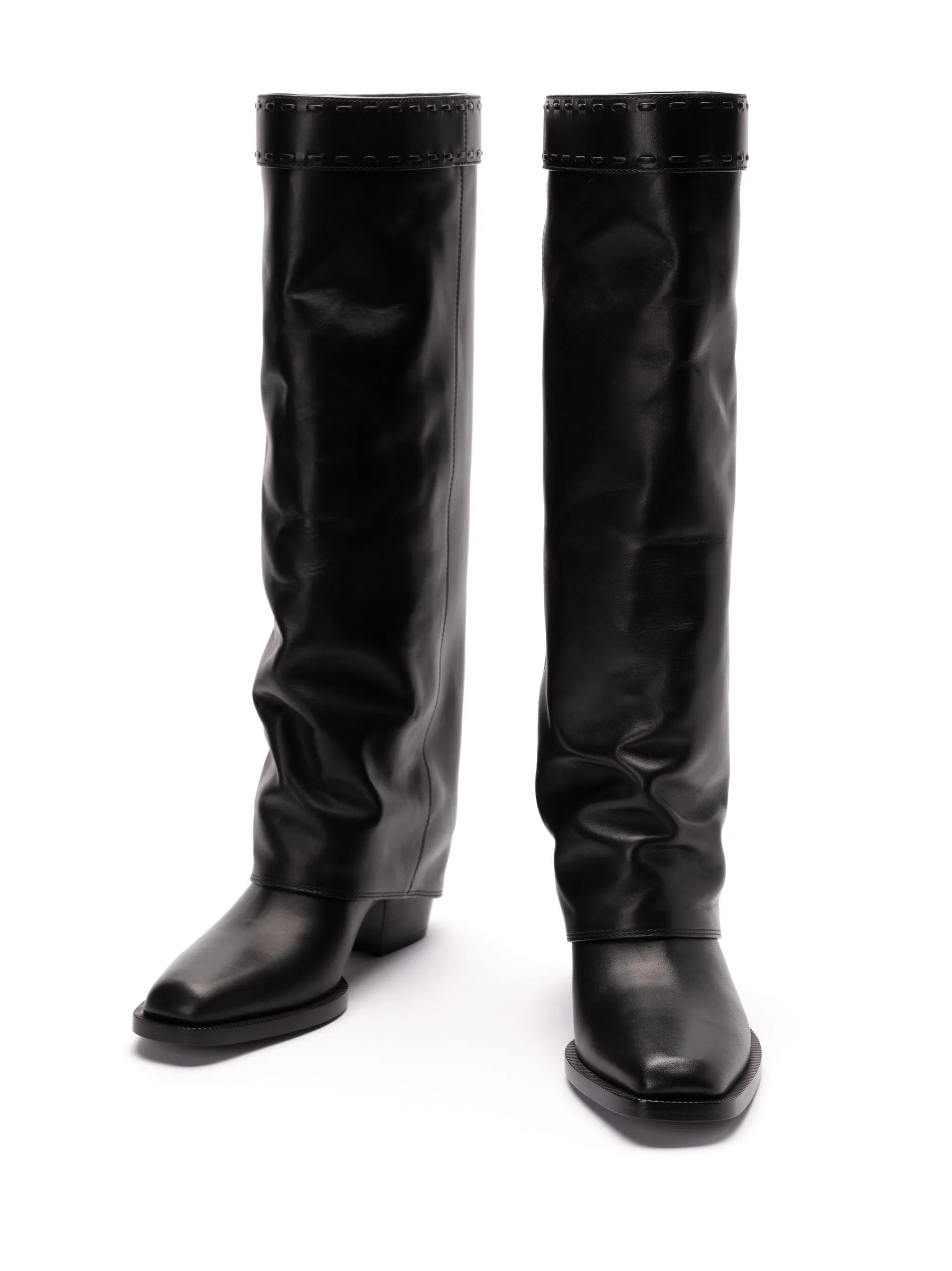 Show leather boots
