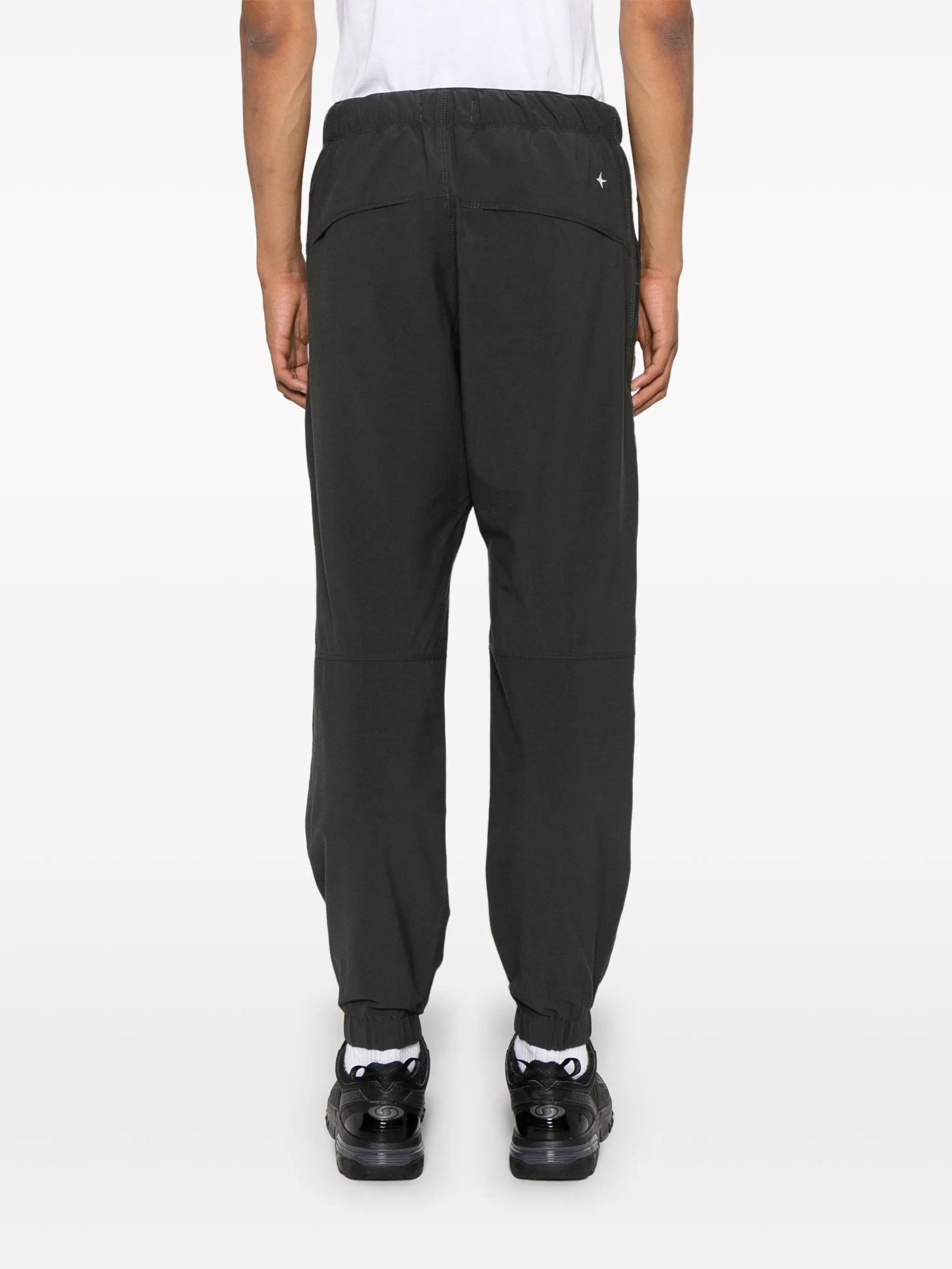 elasticated-ankle trousers