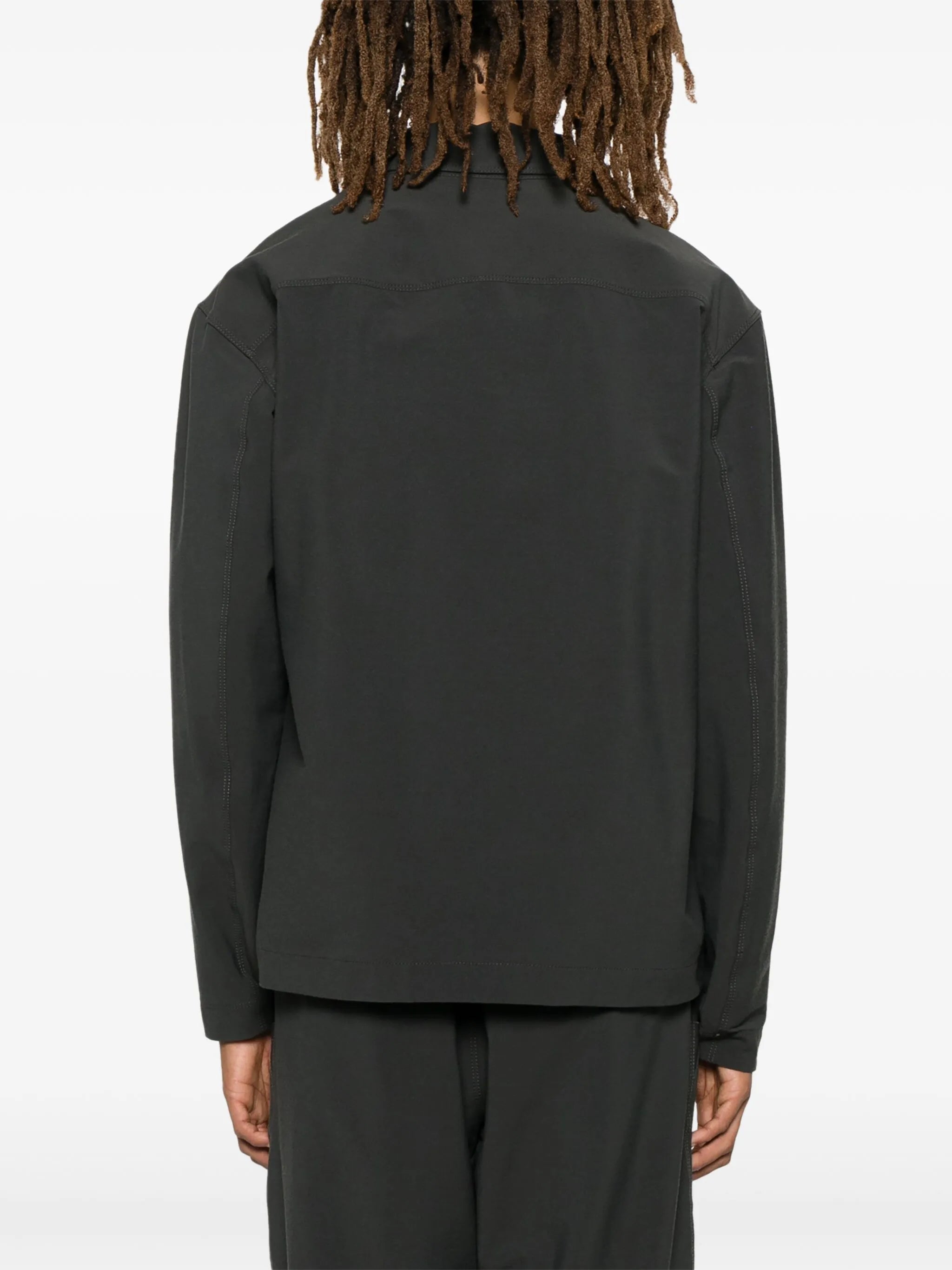 press-stud overshirt