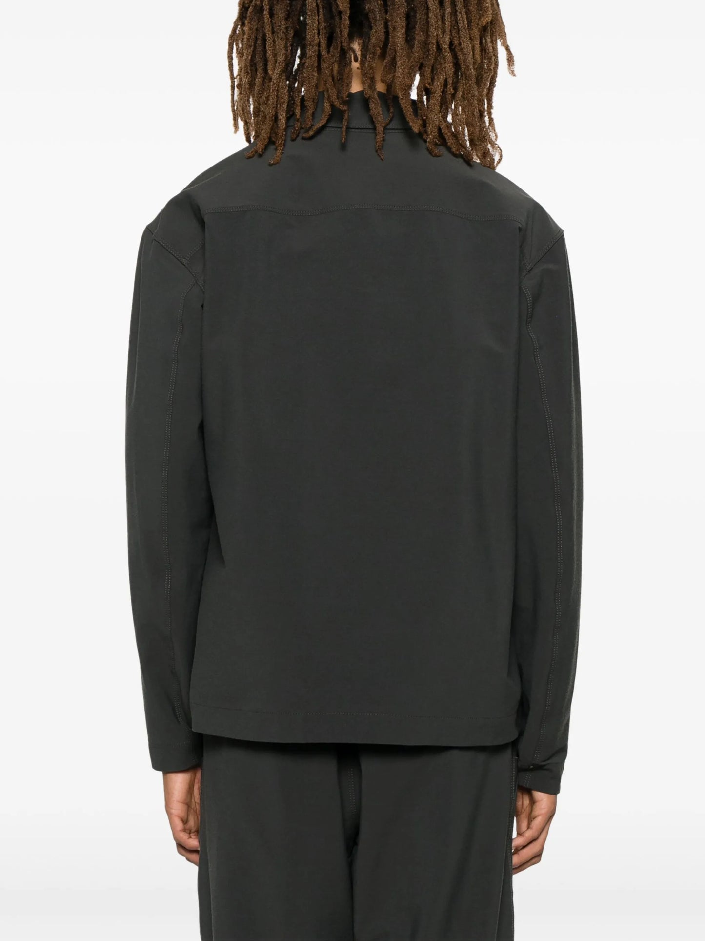 press-stud overshirt