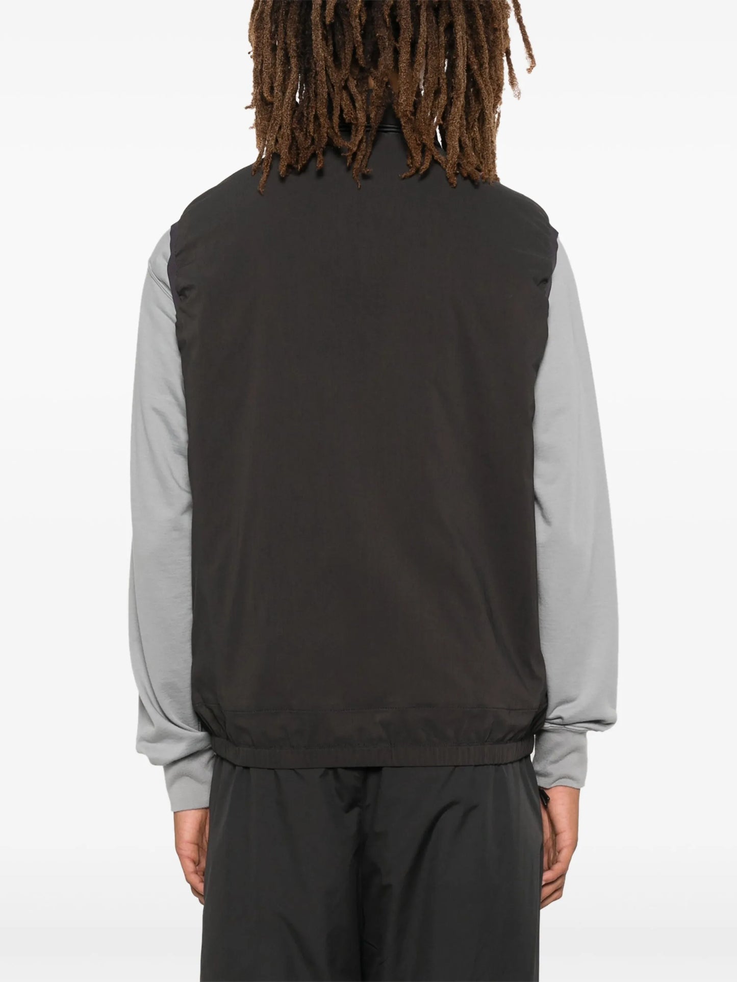 logo-embroidered gilet