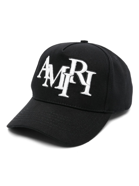 Staggered-logo cap