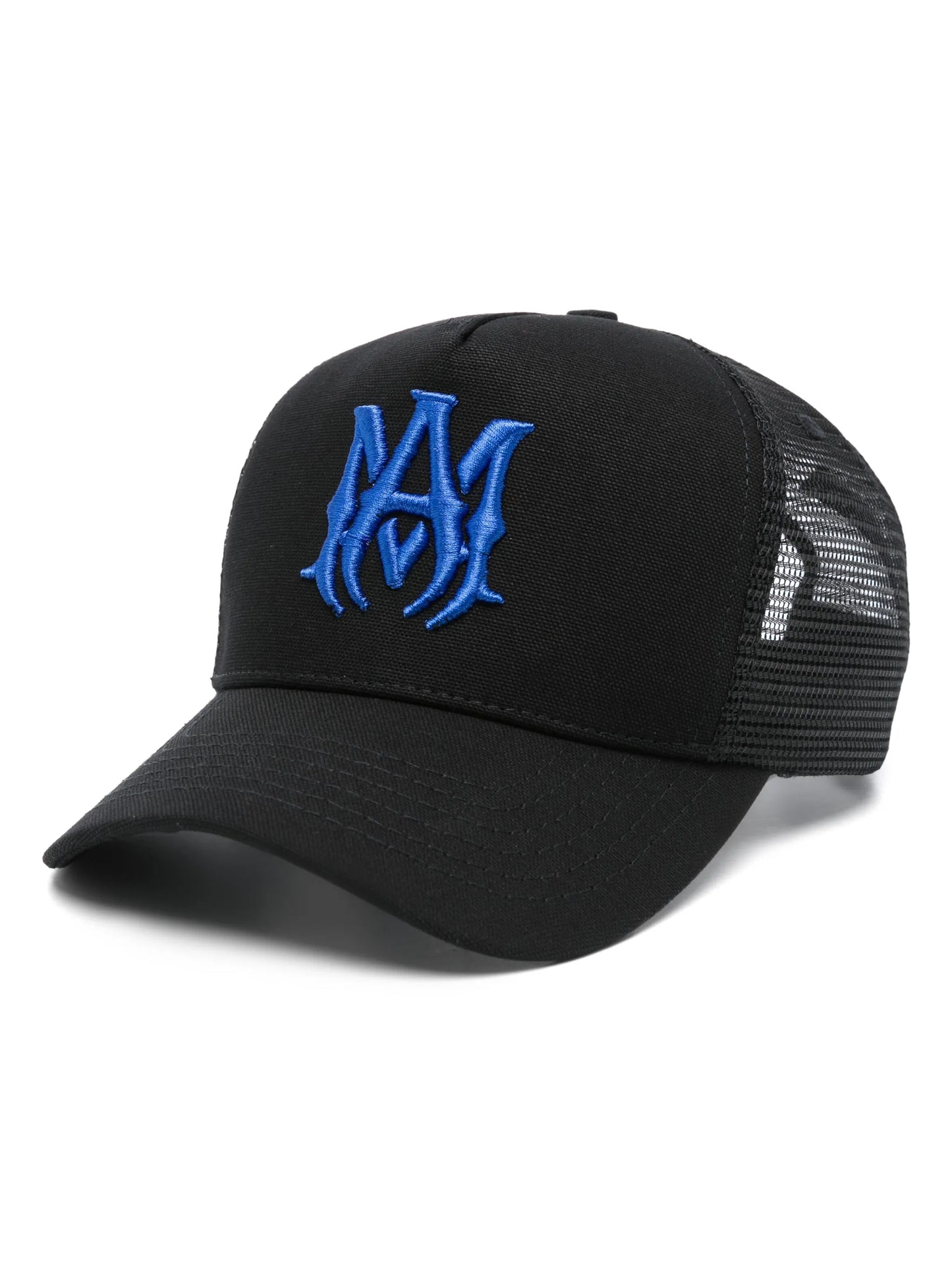 logo-embroidered trucker cap