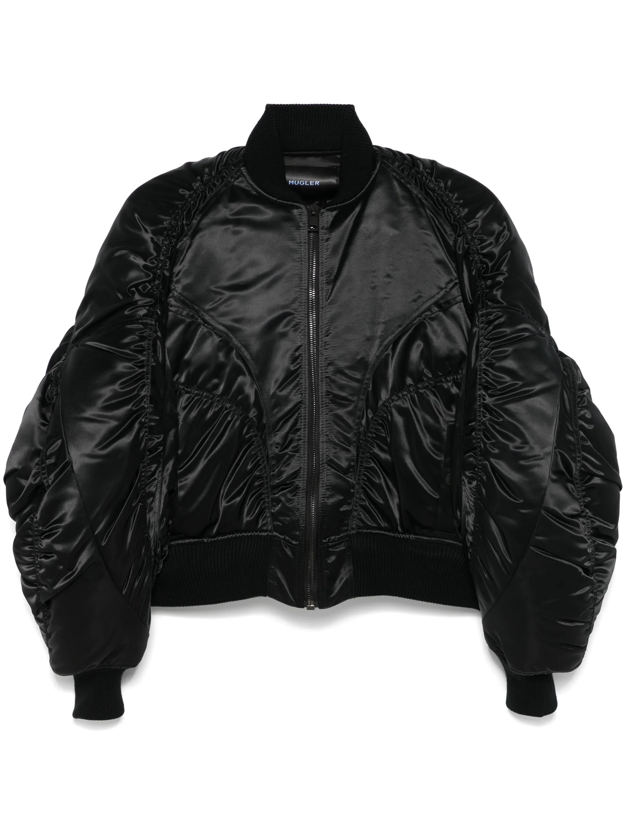 satin bomber jacket