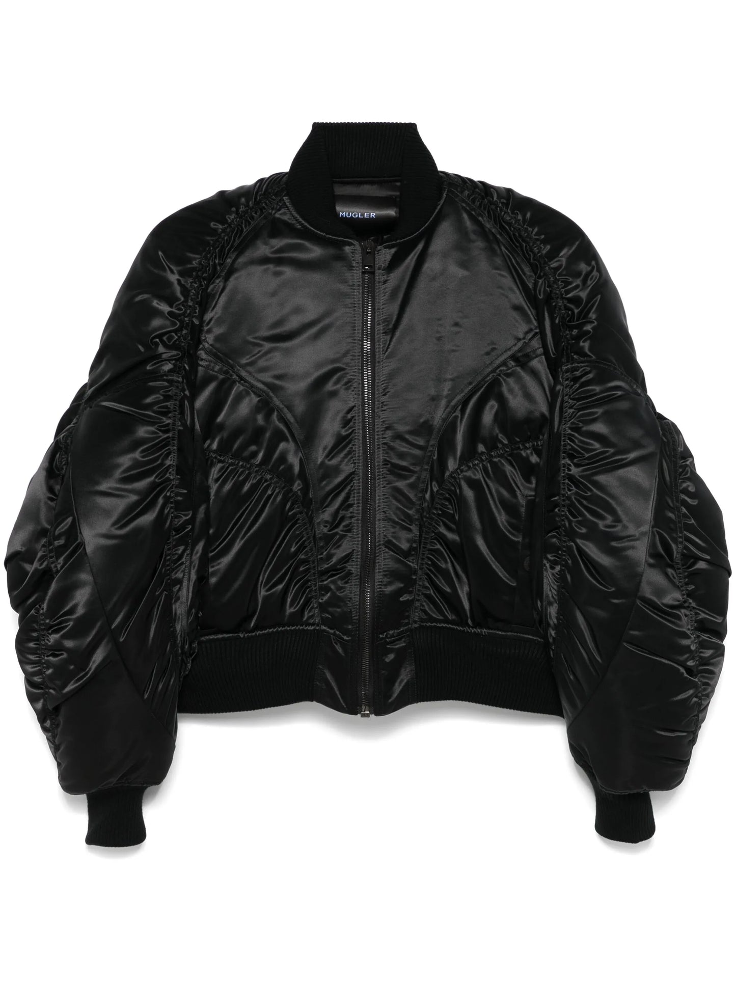 satin bomber jacket