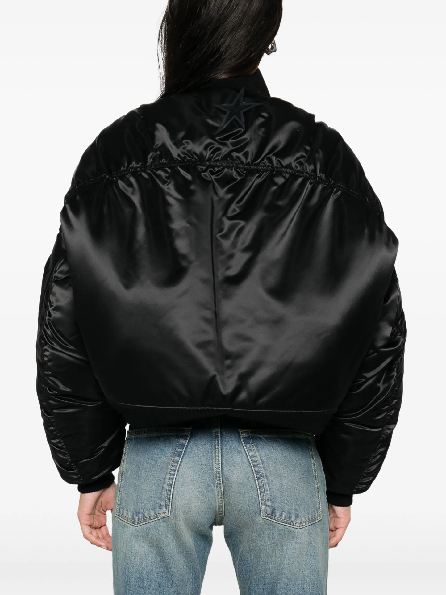 satin bomber jacket