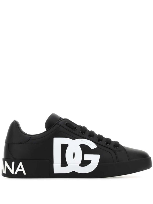 Portofino logo-print sneakers