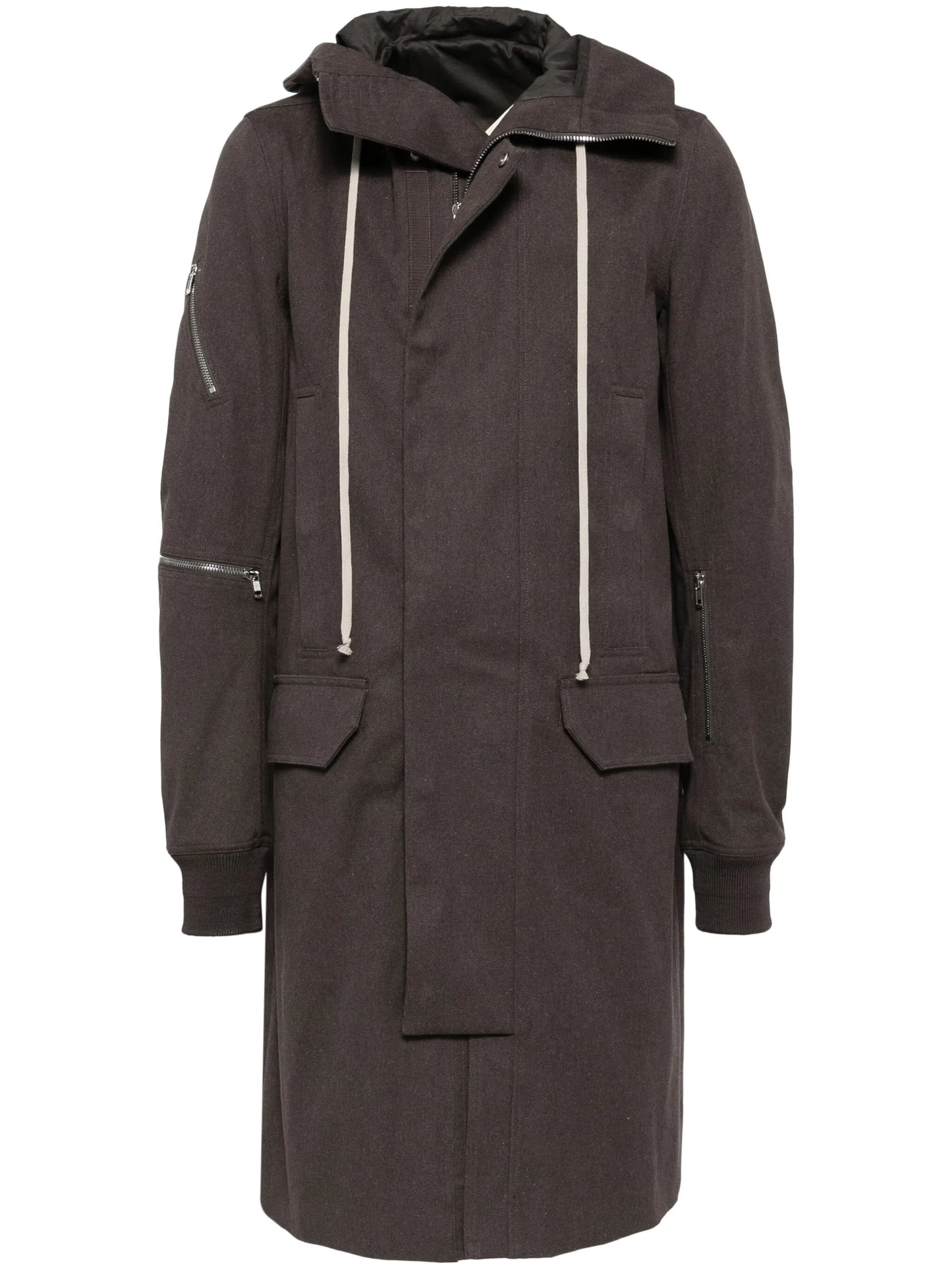 hooded coat