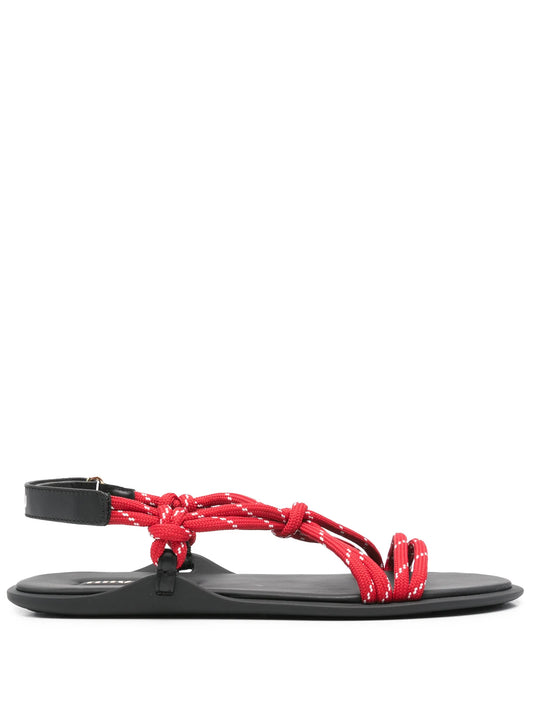 flat rope sandals