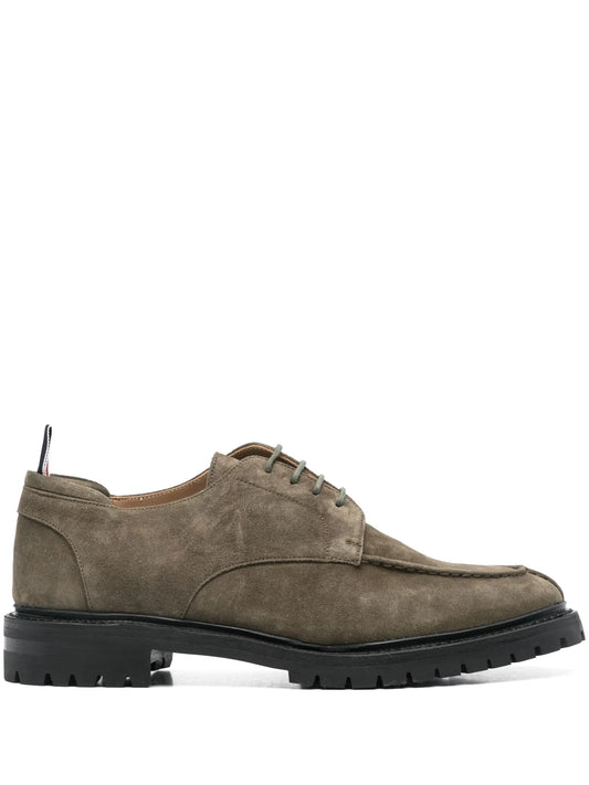 commando-sole apron-toe Derby shoes