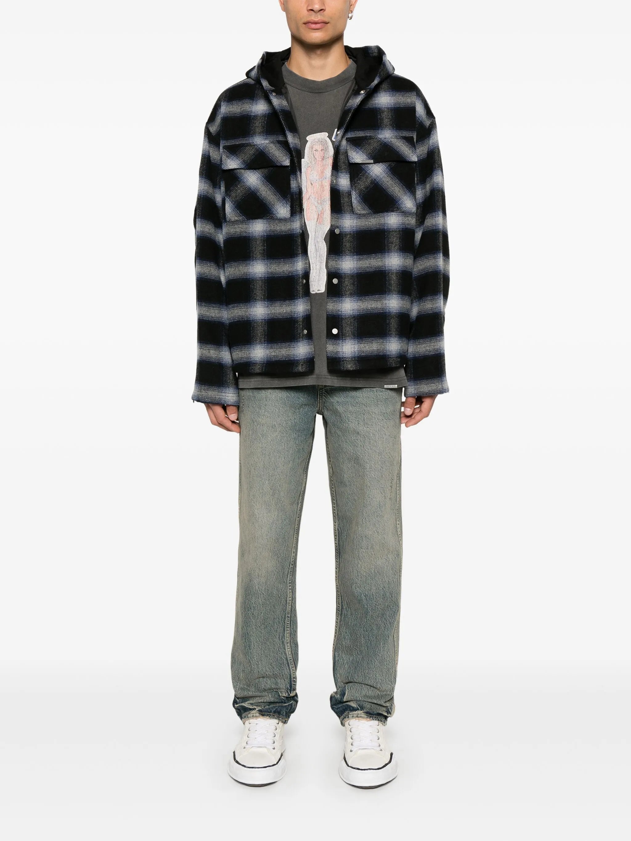 checked jacket