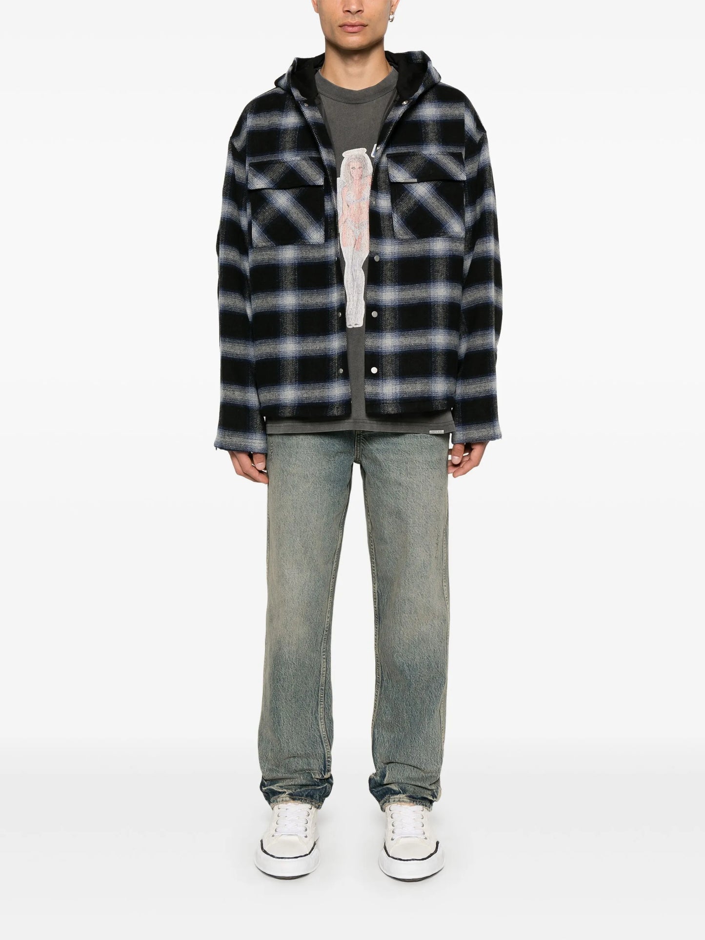 checked jacket