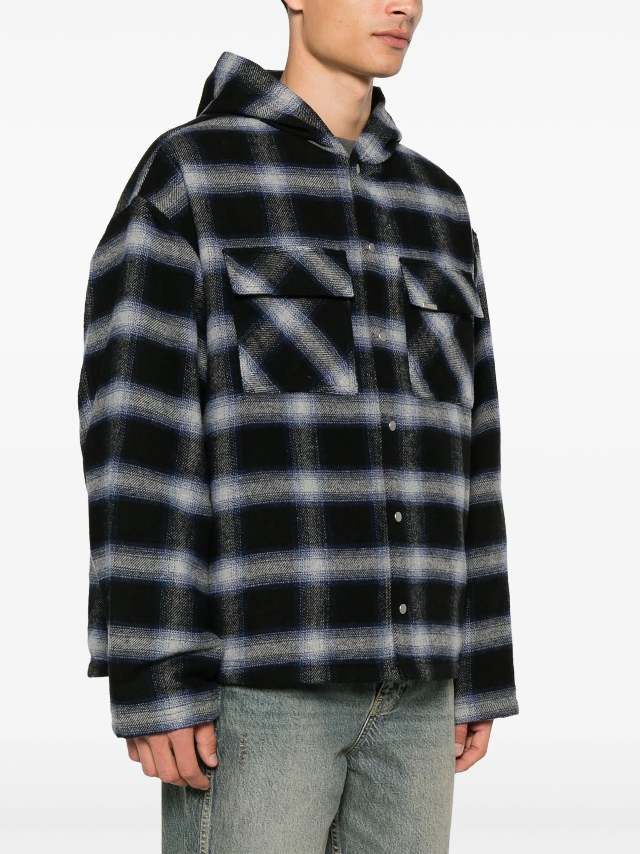 checked jacket