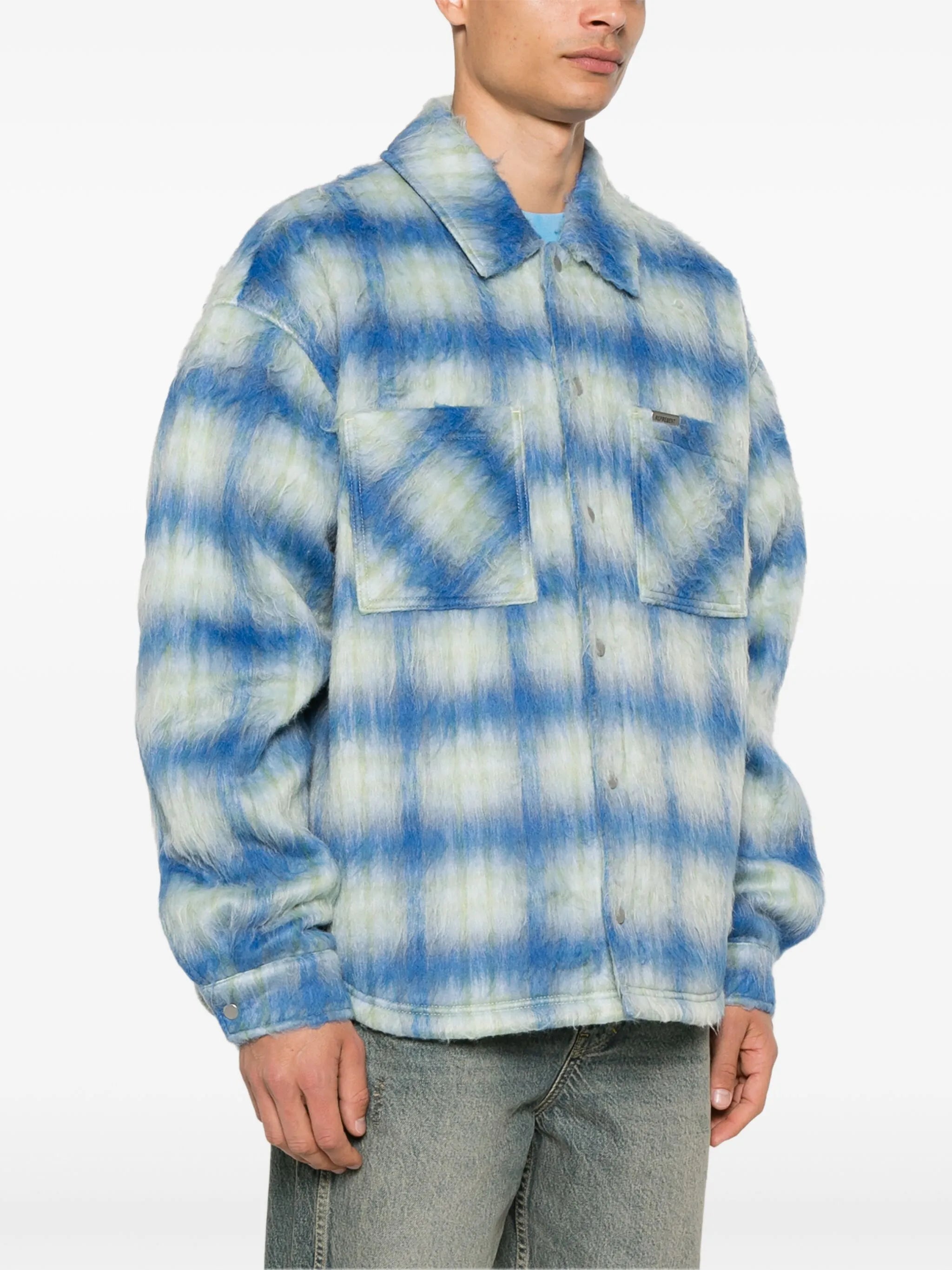 checked jacket
