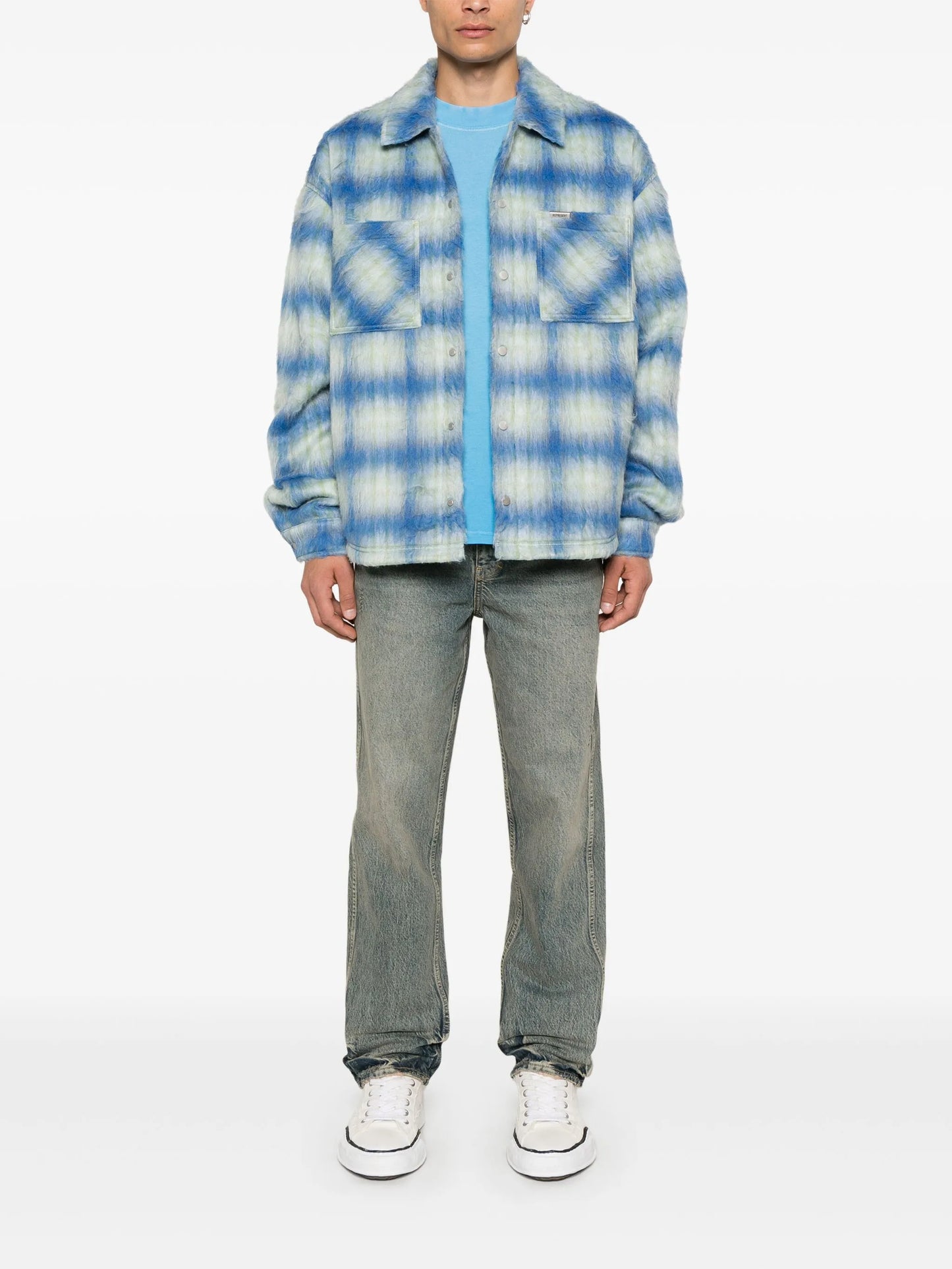 checked jacket