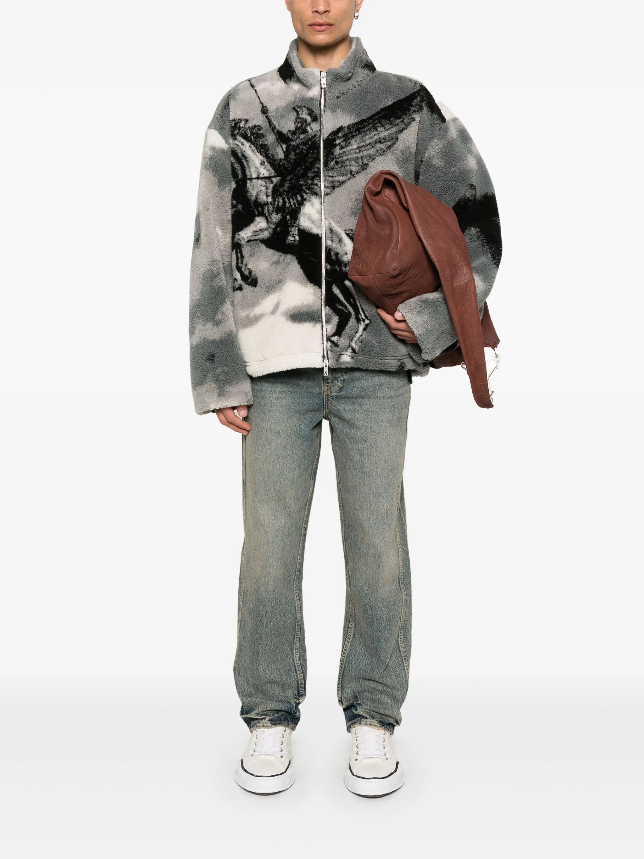straight-leg jeans