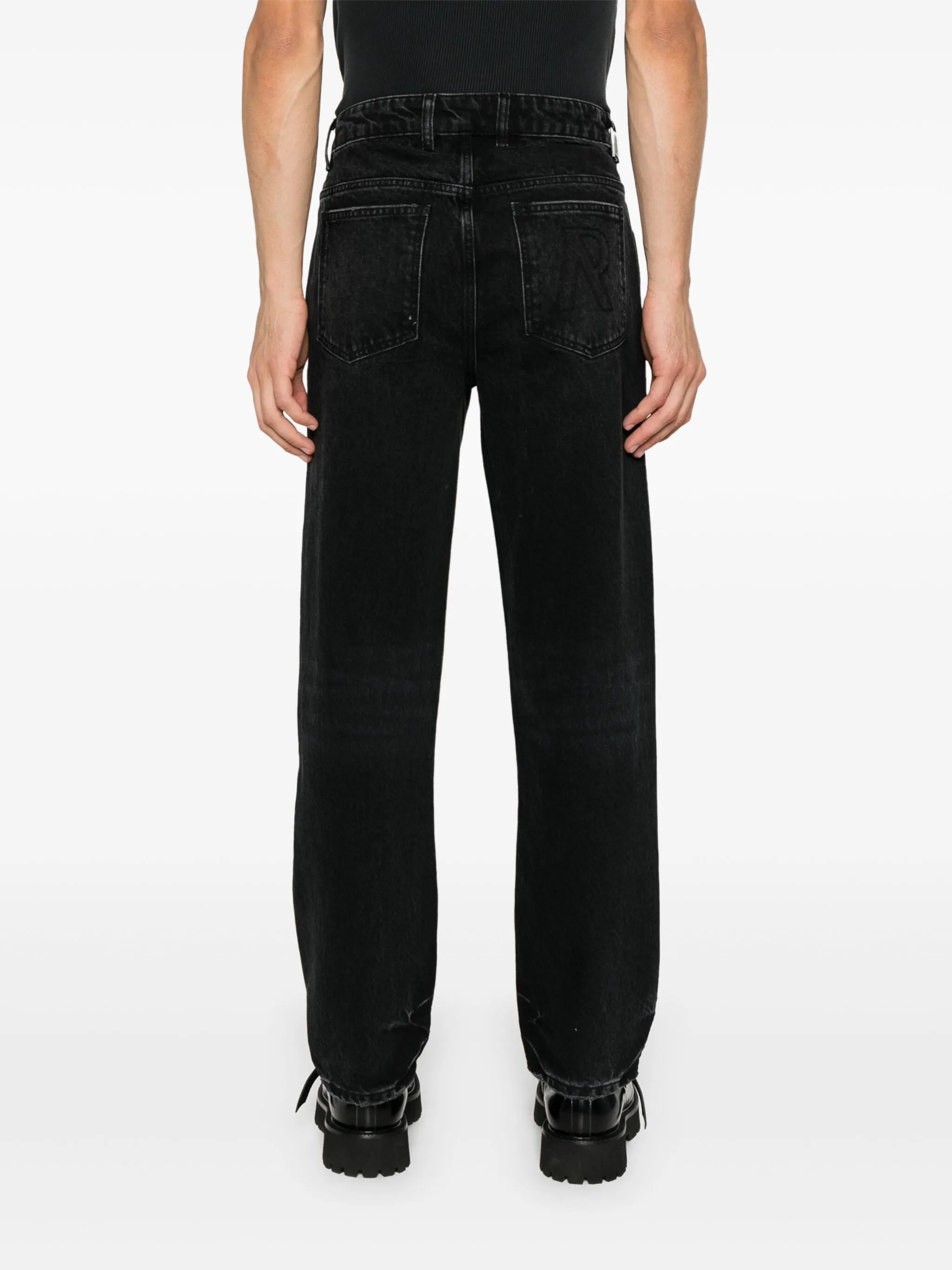 R2 straight-leg jeans