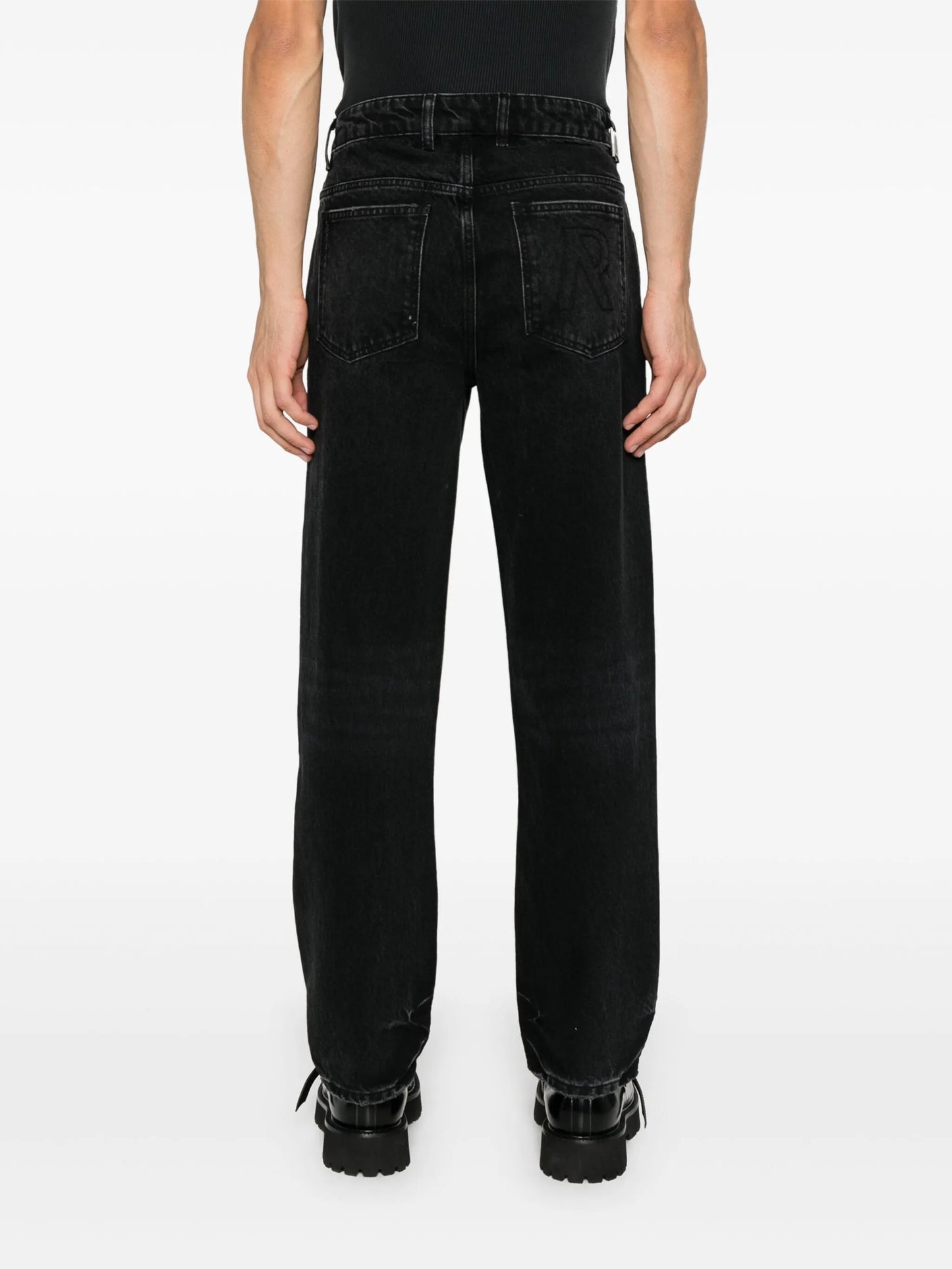 R2 straight-leg jeans