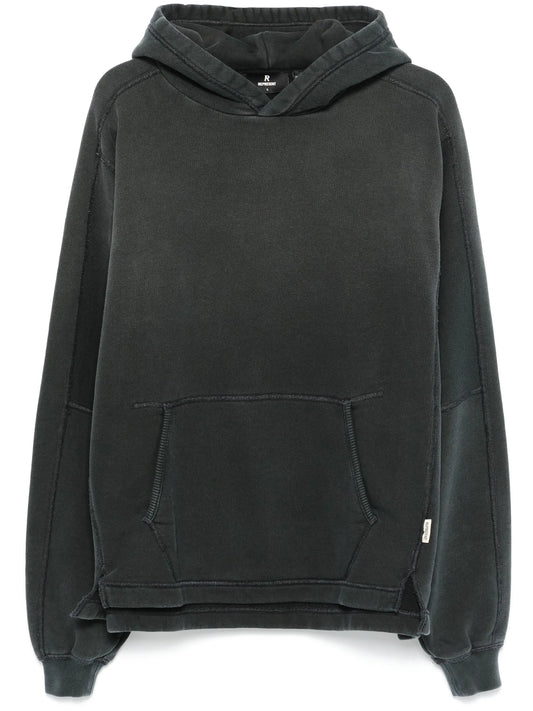 seam-detail hoodie