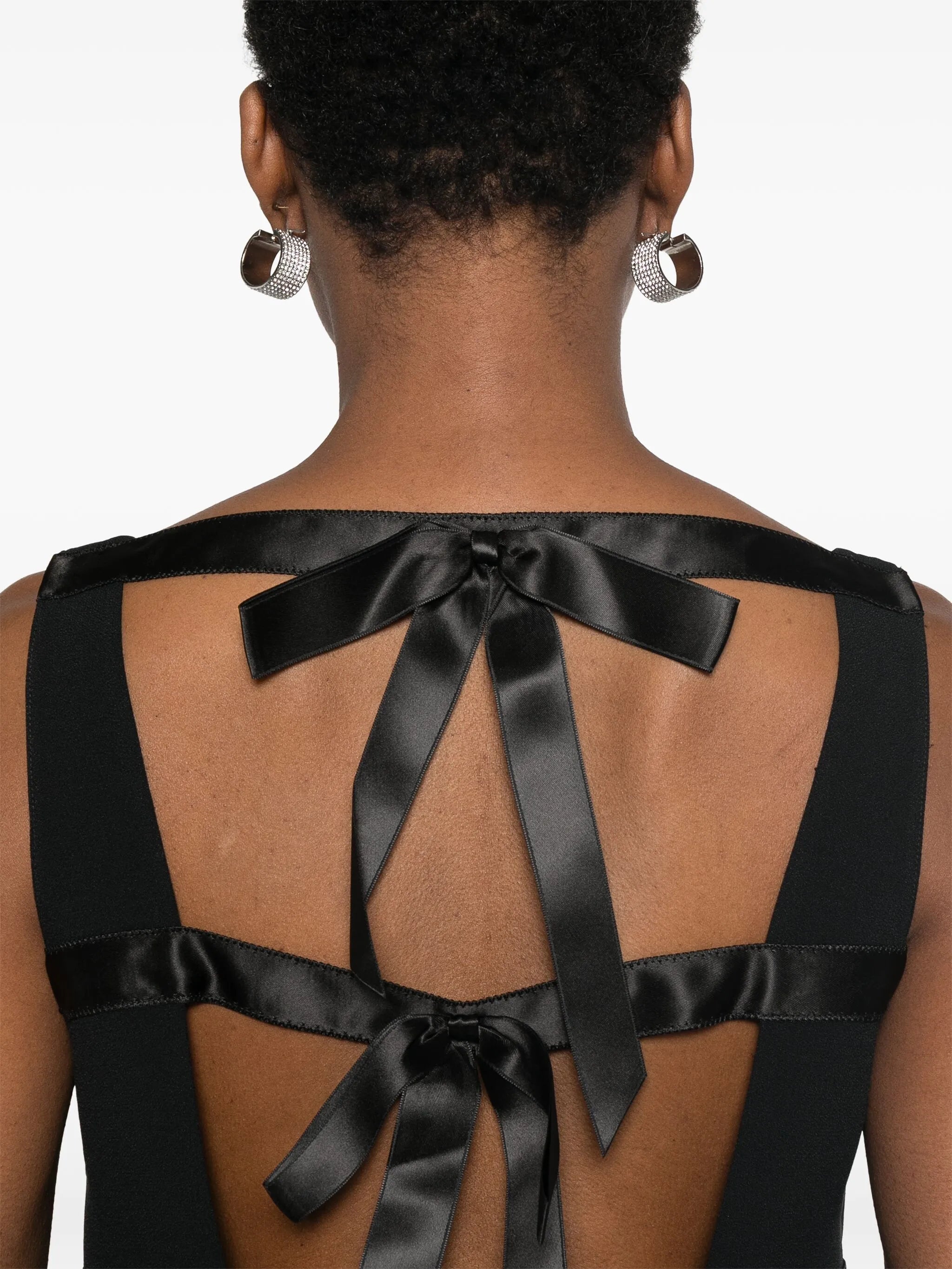 triangle-logo mini dress
