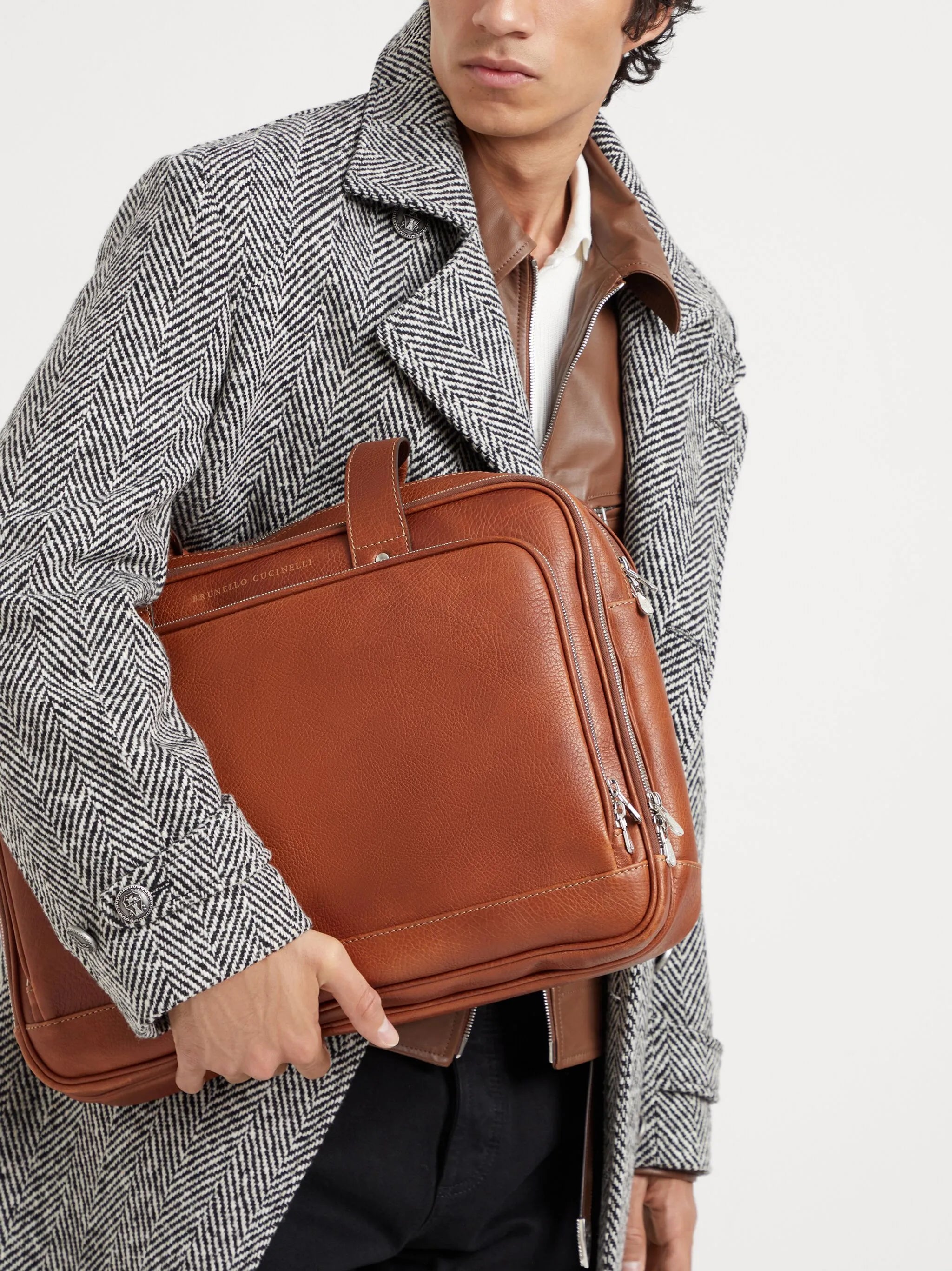 leather briefcase