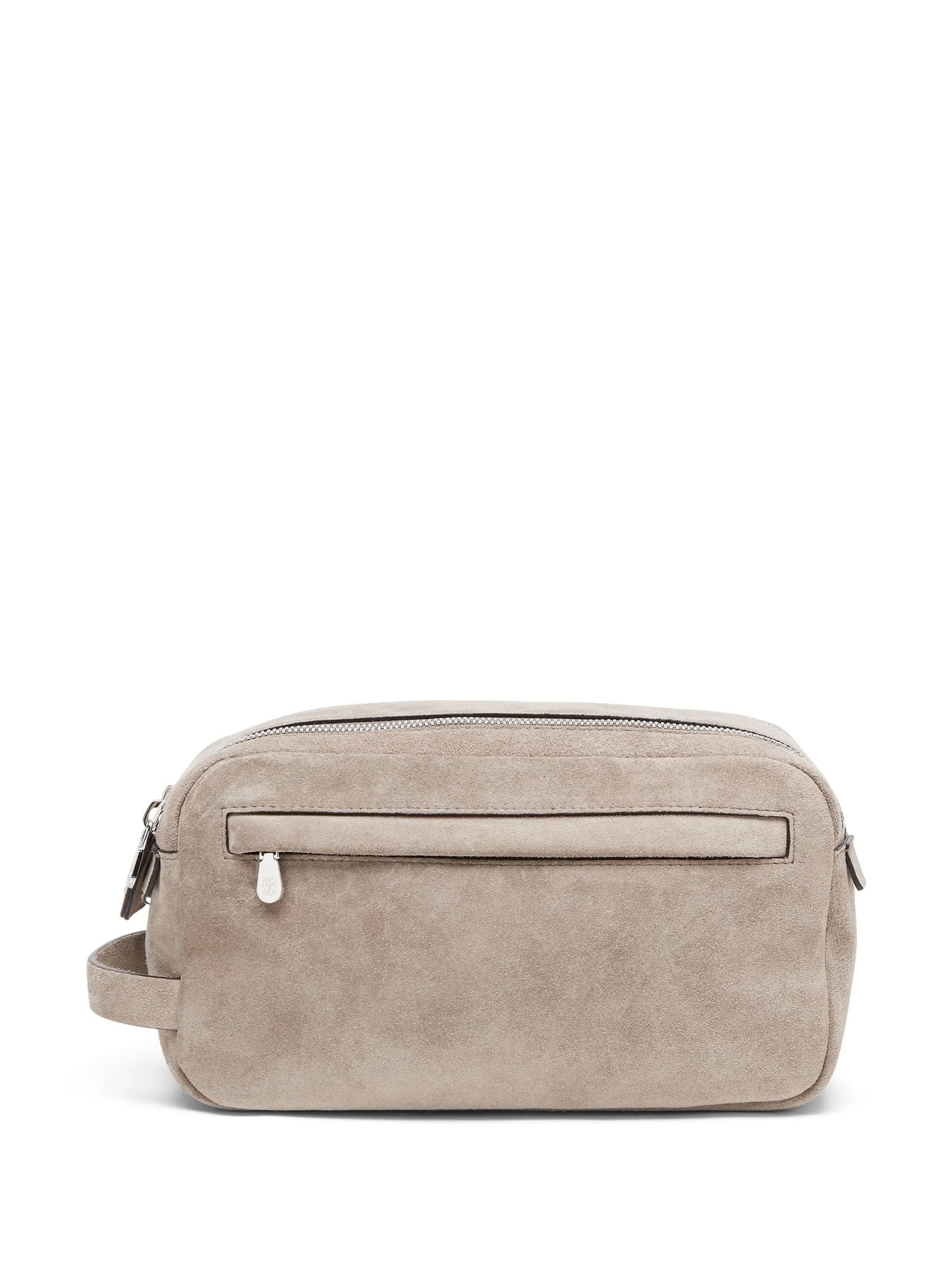 double-zippered wash bag