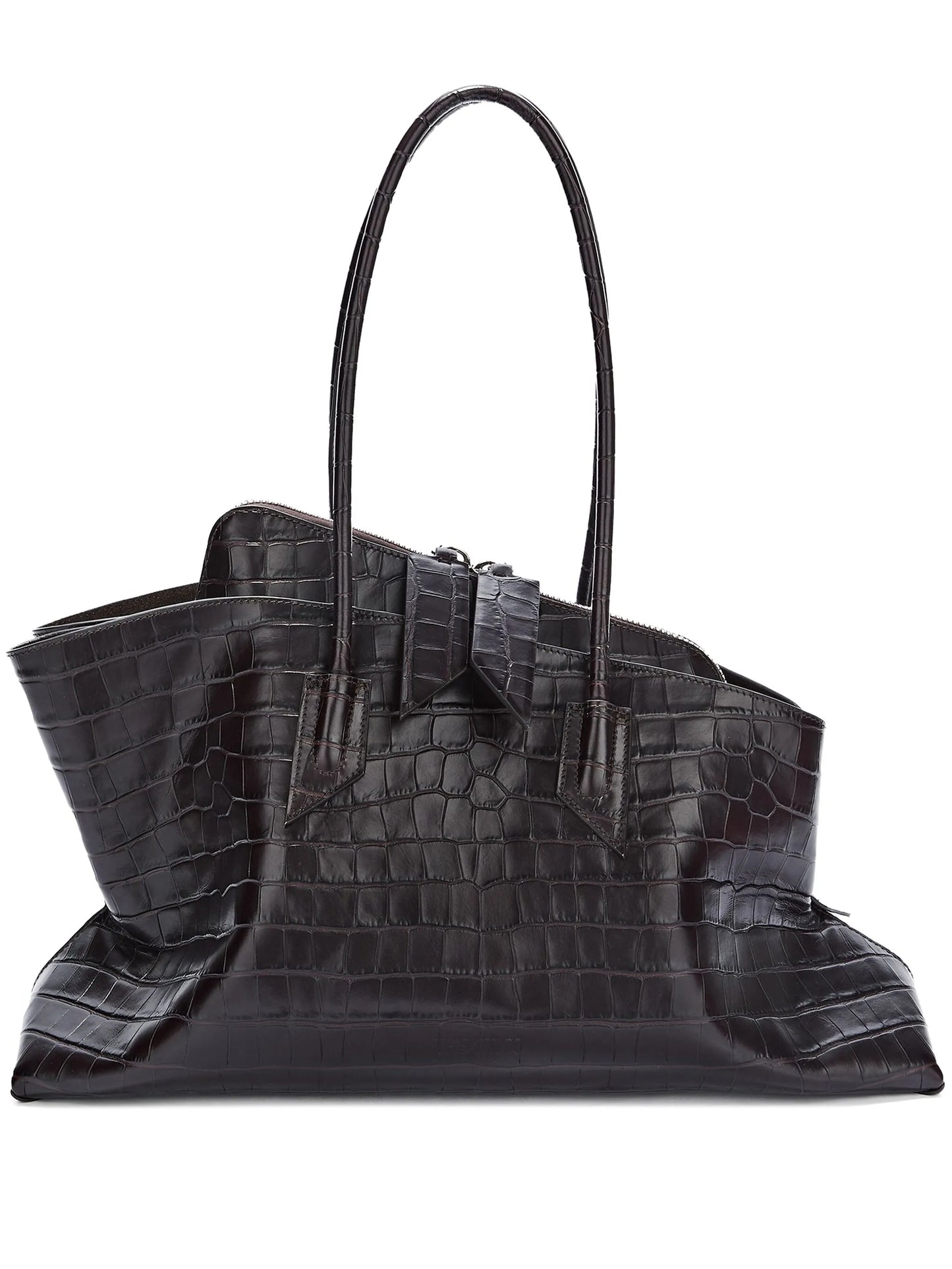medium La Passeggiata crocodile-effect leather tote bag