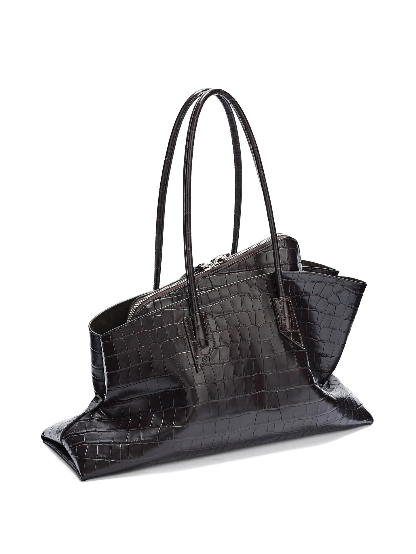 medium La Passeggiata crocodile-effect leather tote bag