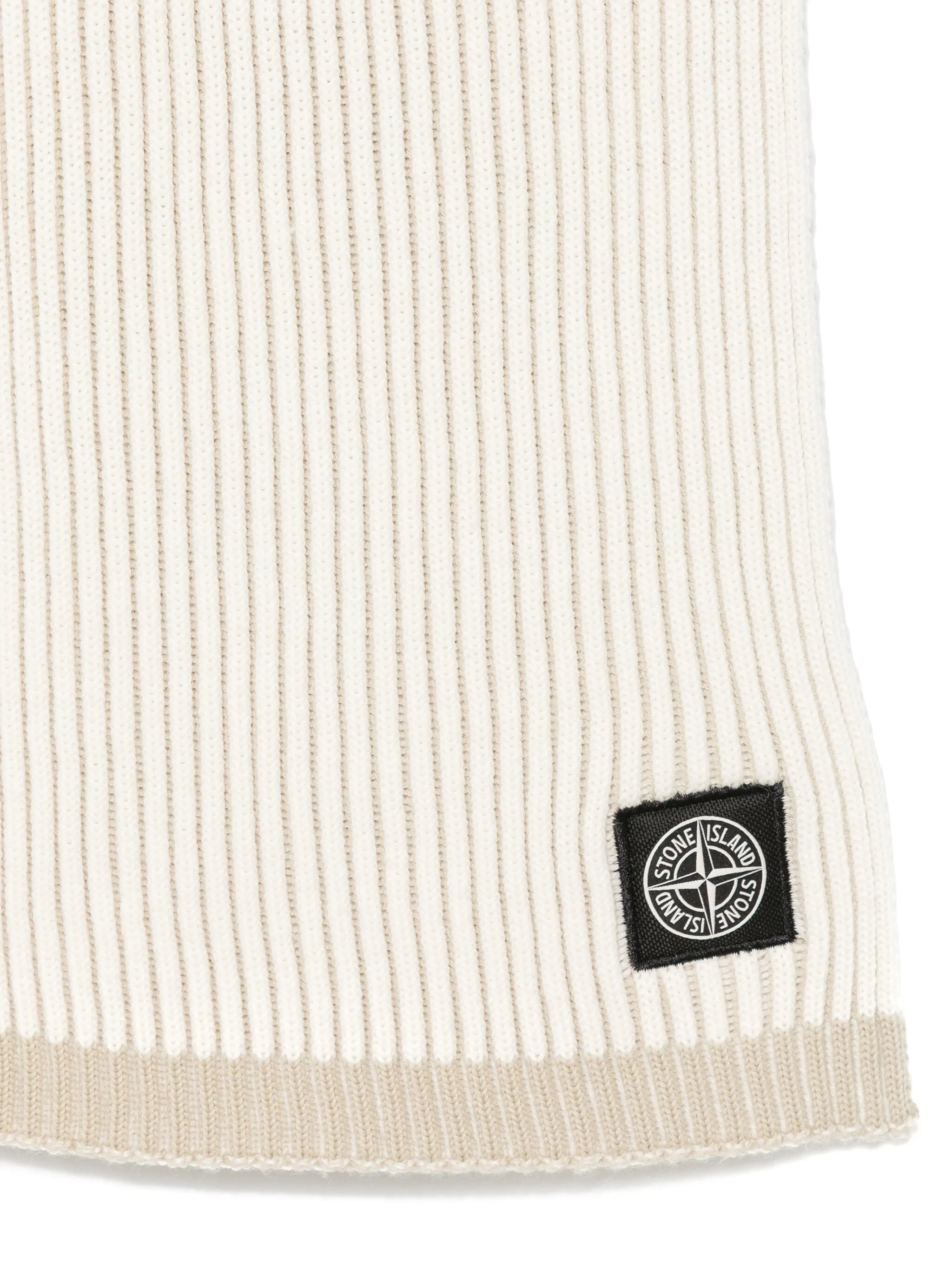 vanisé logo-patch scarf