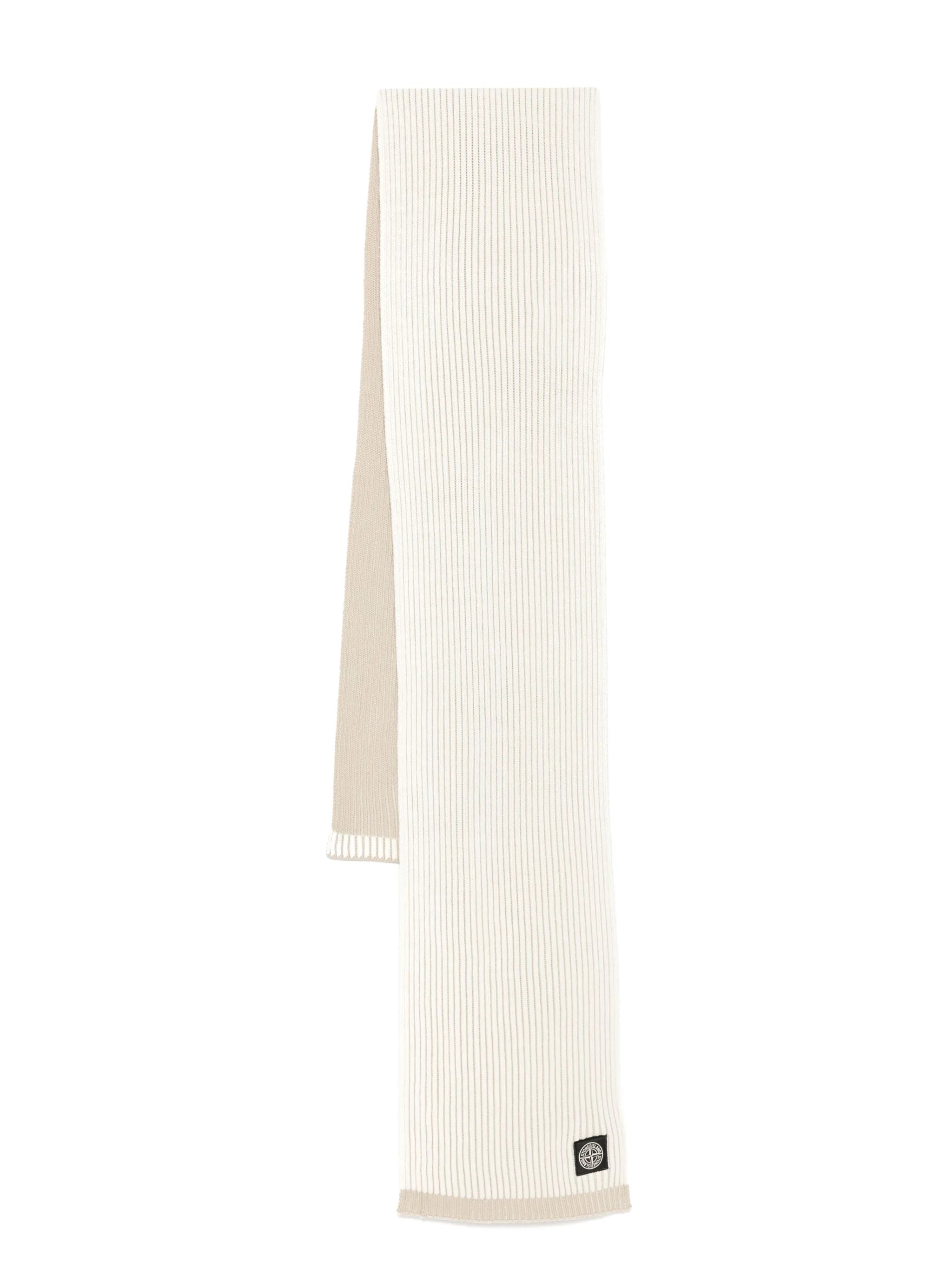 vanisé logo-patch scarf