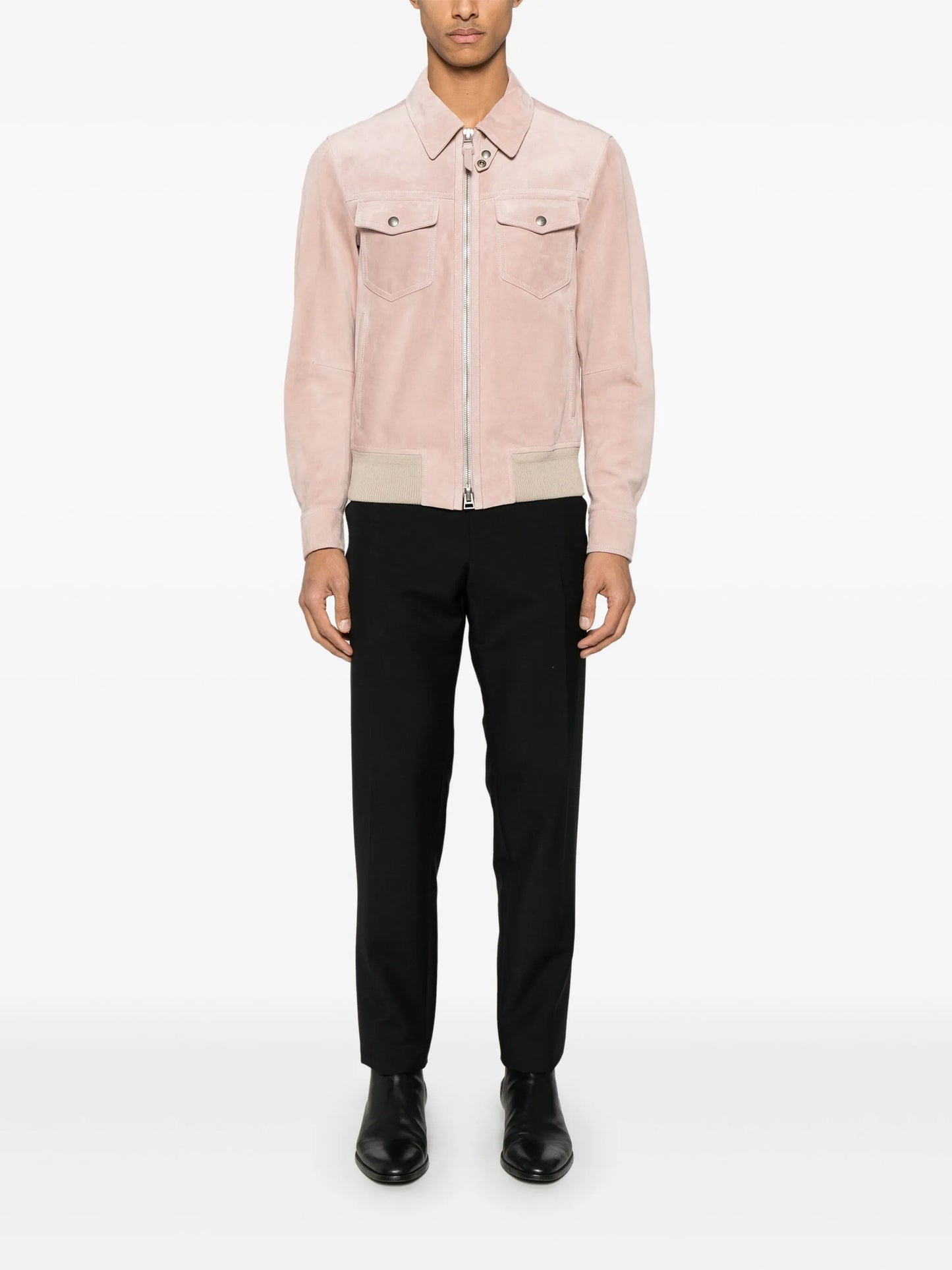 suede bomber jacket