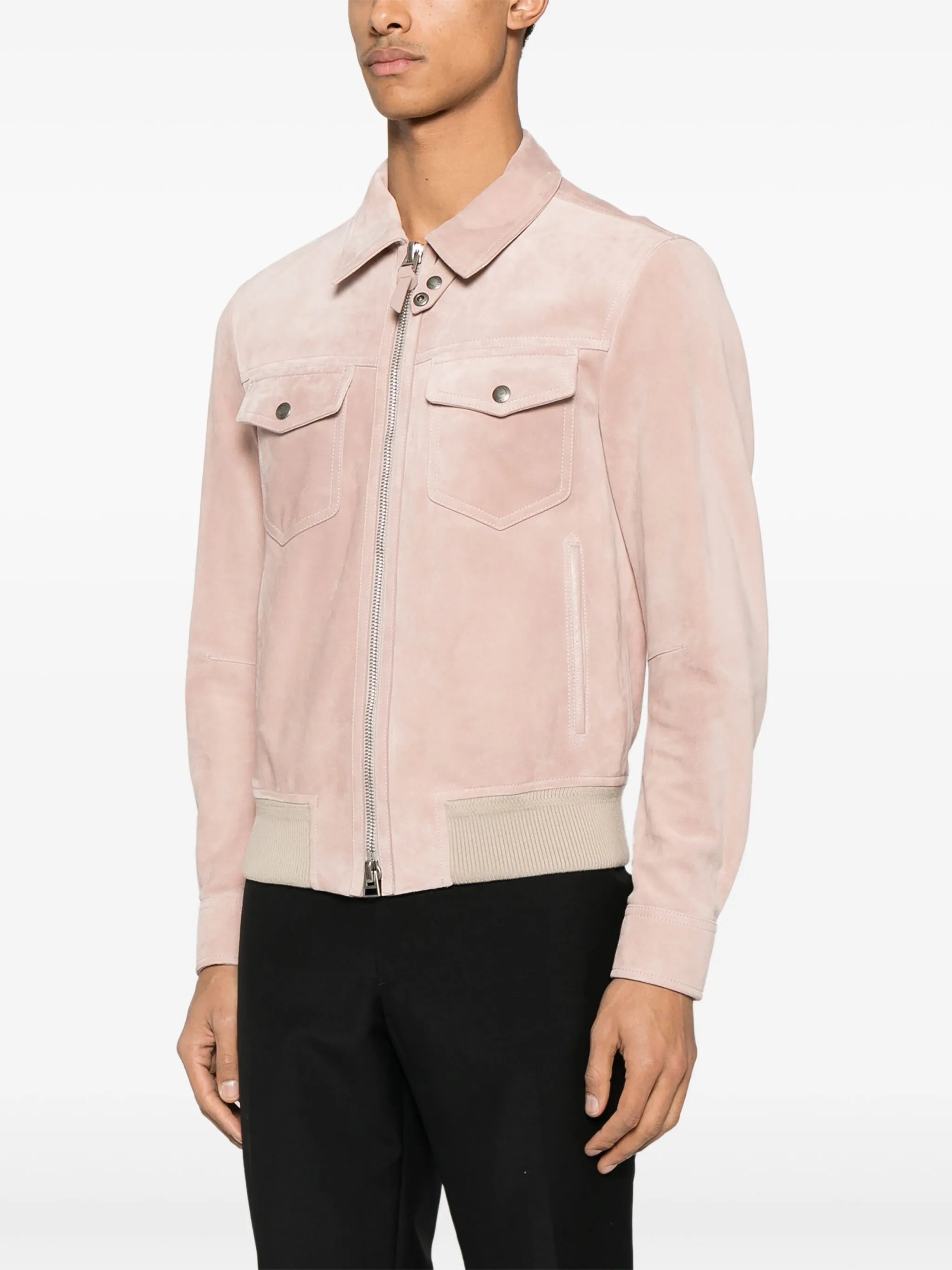suede bomber jacket