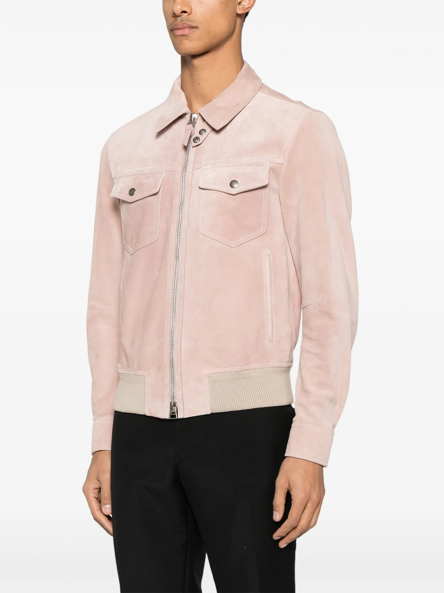 suede bomber jacket