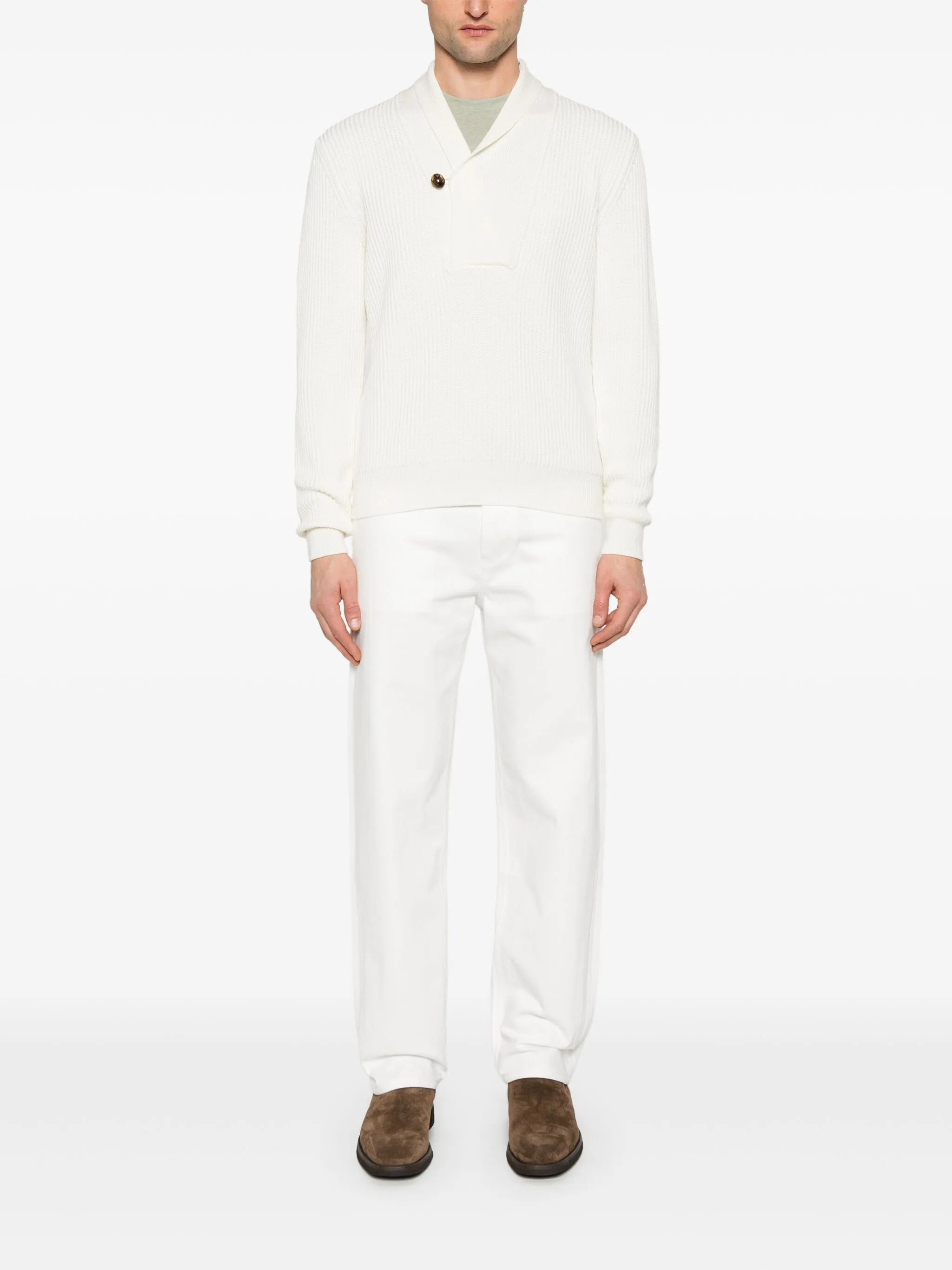 shawl collar sweater