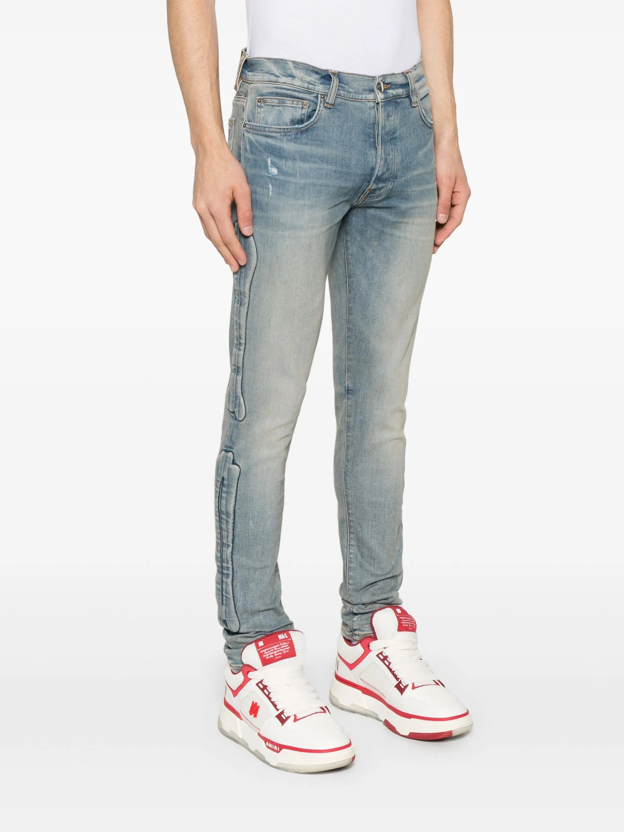 3D-bones jeans